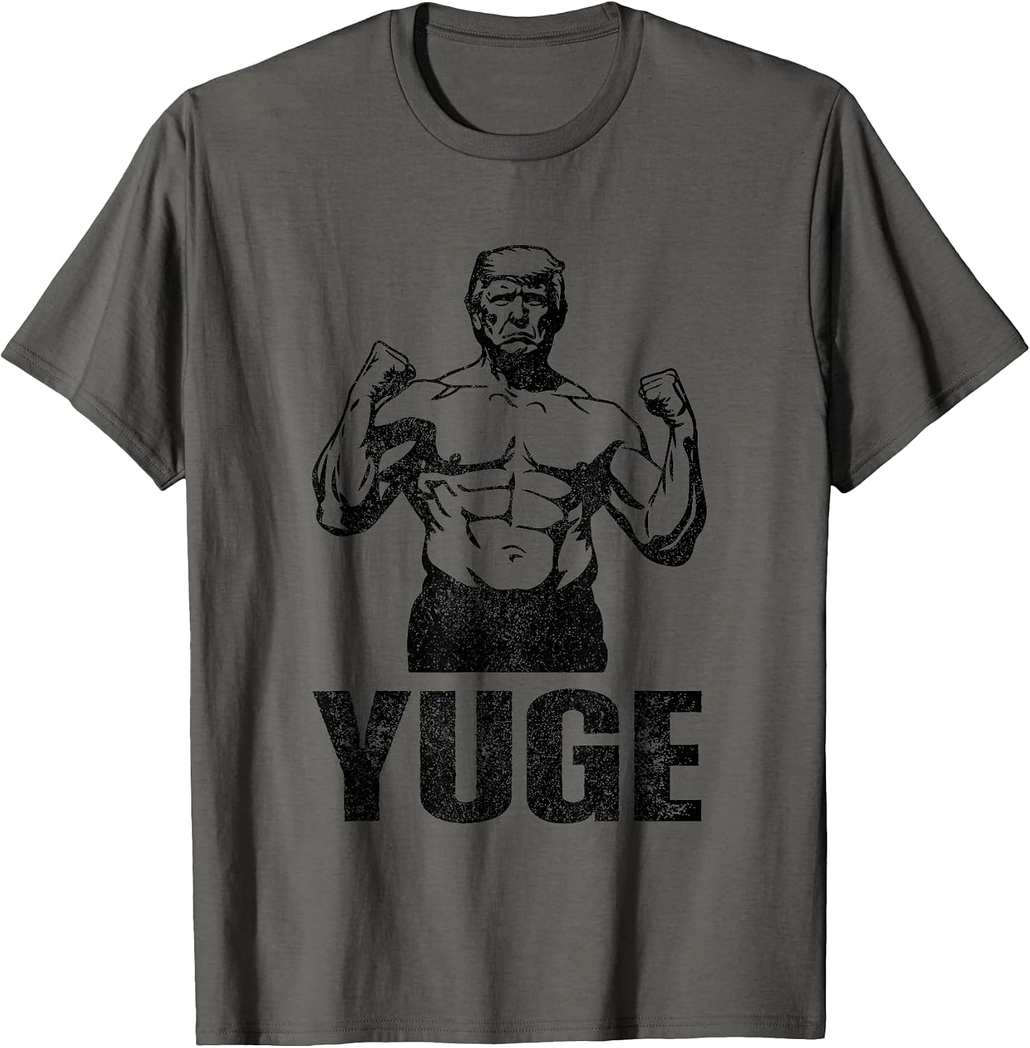 Muscle Trump 2024 Fitness Motivational Lifting - Adult & Kids T-Shirts, Sweatshirts & Hoodies apparel design preview 1