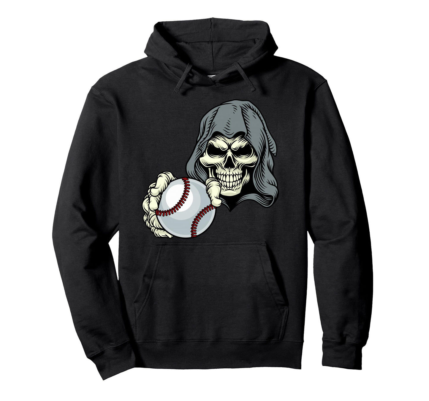 Grim Reaper Death Skeleton Skull Hoodie - Graphic Print for Adults - T-Shirt, Sweatshirt, Hoodie