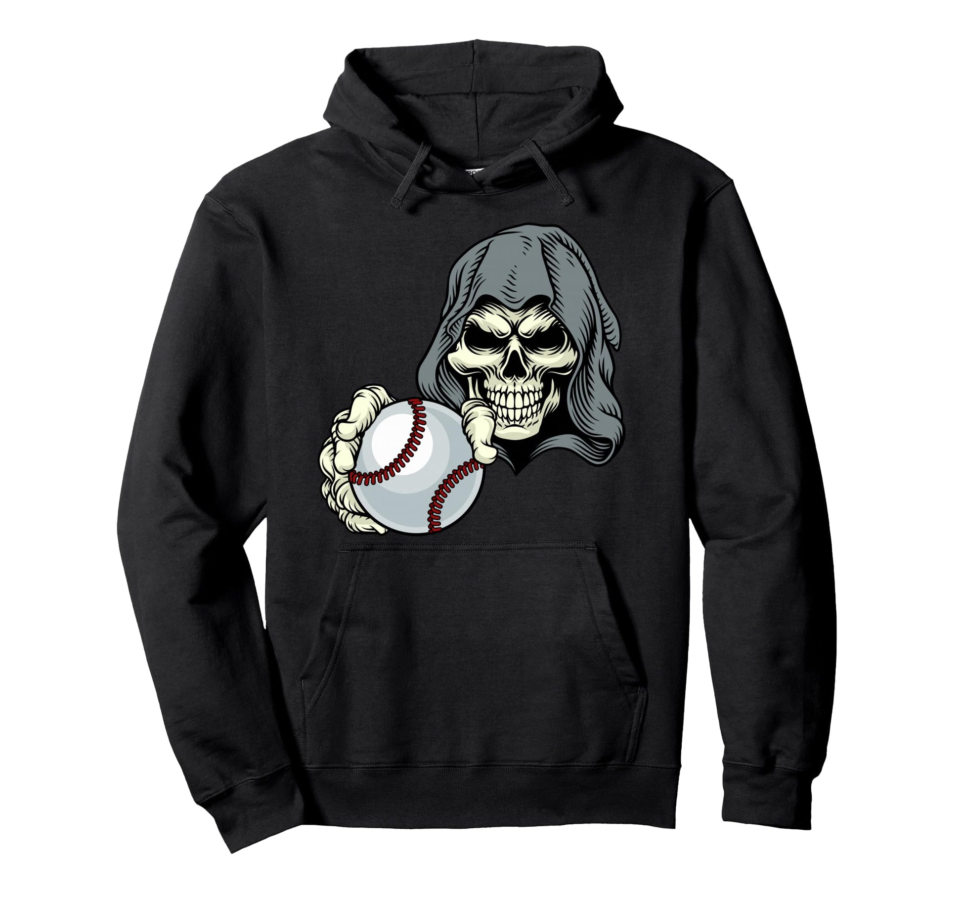 Grim Reaper Death Skeleton Skull Hoodie - Graphic Print for Adults - T-Shirt, Sweatshirt, Hoodie