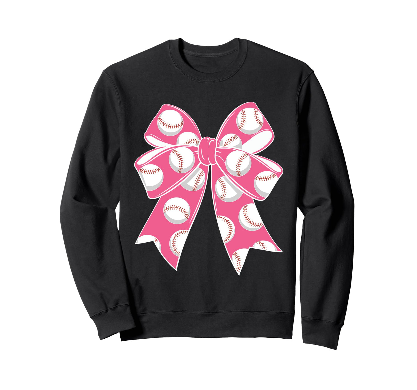 Baseball Coquette Bow Baseball Mom Sweatshirt - Aesthetic Graphic Unisex - T-Shirt, Sweatshirt, Hoodie