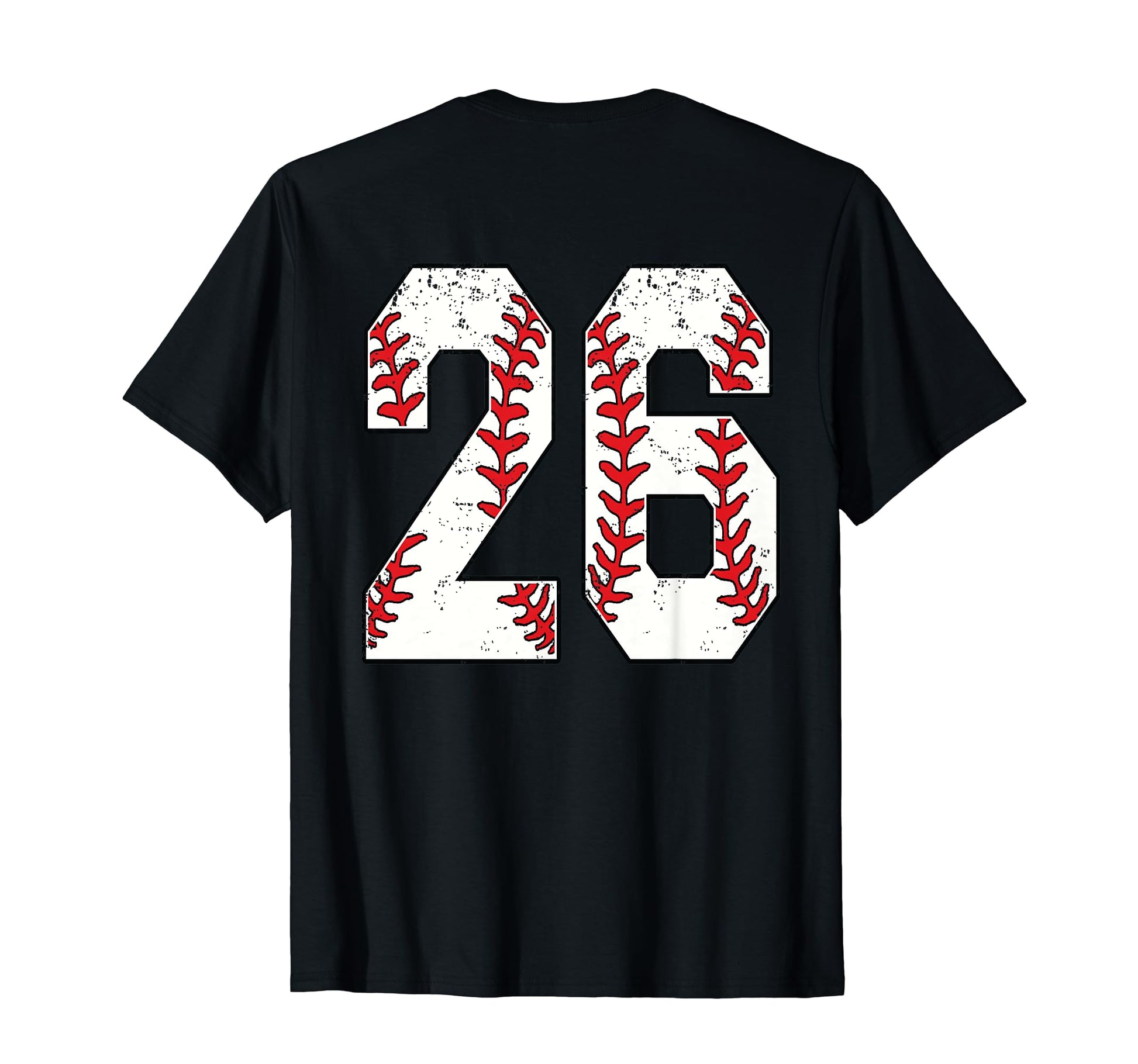 26 Number Baseball Jersey 26 Number Back T-Shirt - Minimalist Print Unisex - T-Shirt, Sweatshirt, Hoodie