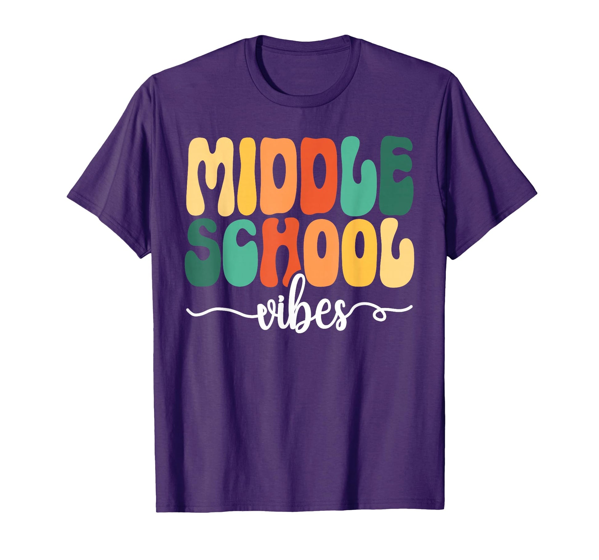 Hello Middle School Vibes Back To School T-Shirt - Graphic Print Men Women - T-Shirt, Sweatshirt, Hoodie