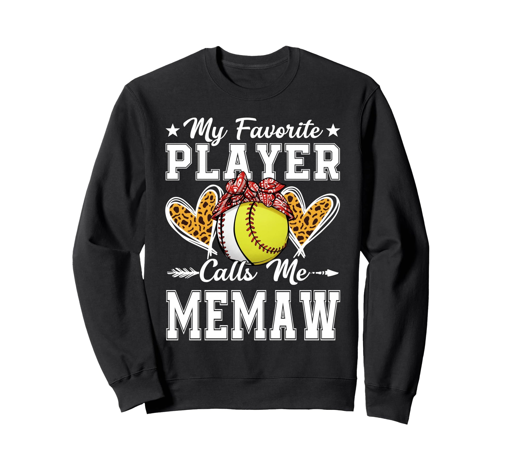 My Favorite Player Calls Me Memaw Sweatshirt - Aesthetic Graphic Unisex - T-Shirt, Sweatshirt, Hoodie