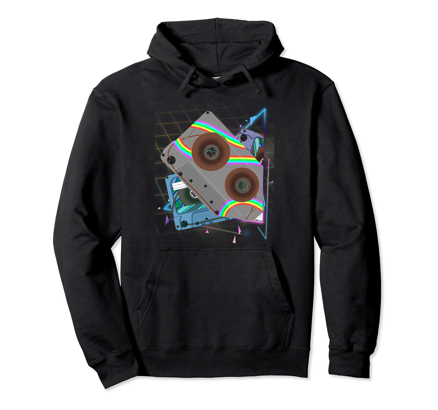 Vaporwave Aesthetic 80S Music Lover Hoodie - Streetwear Style Unisex - T-Shirt, Sweatshirt, Hoodie