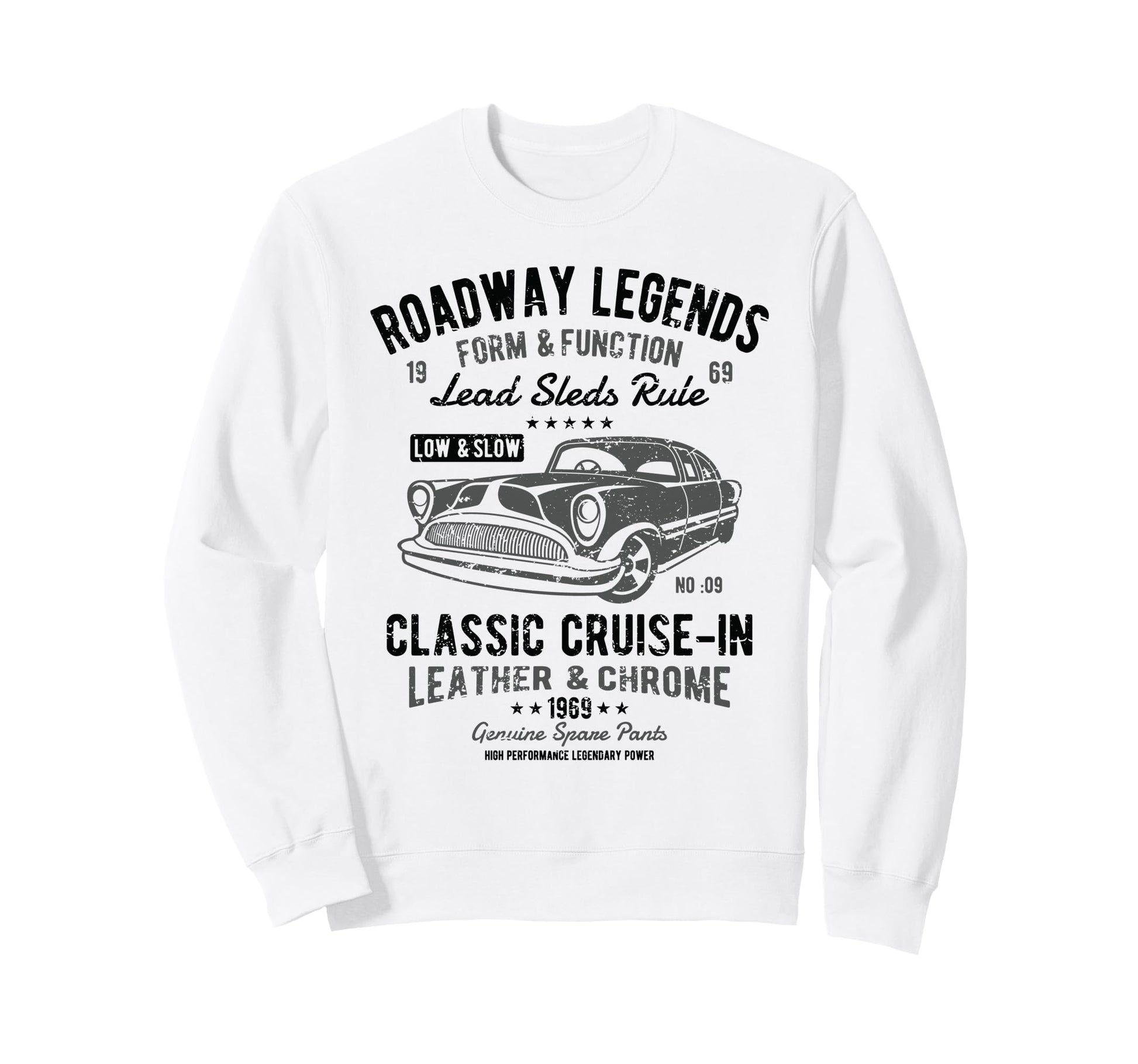 Automotive Nostalgia Car Sweatshirt - Casual Everyday Wear Men Women - T-Shirt, Sweatshirt, Hoodie