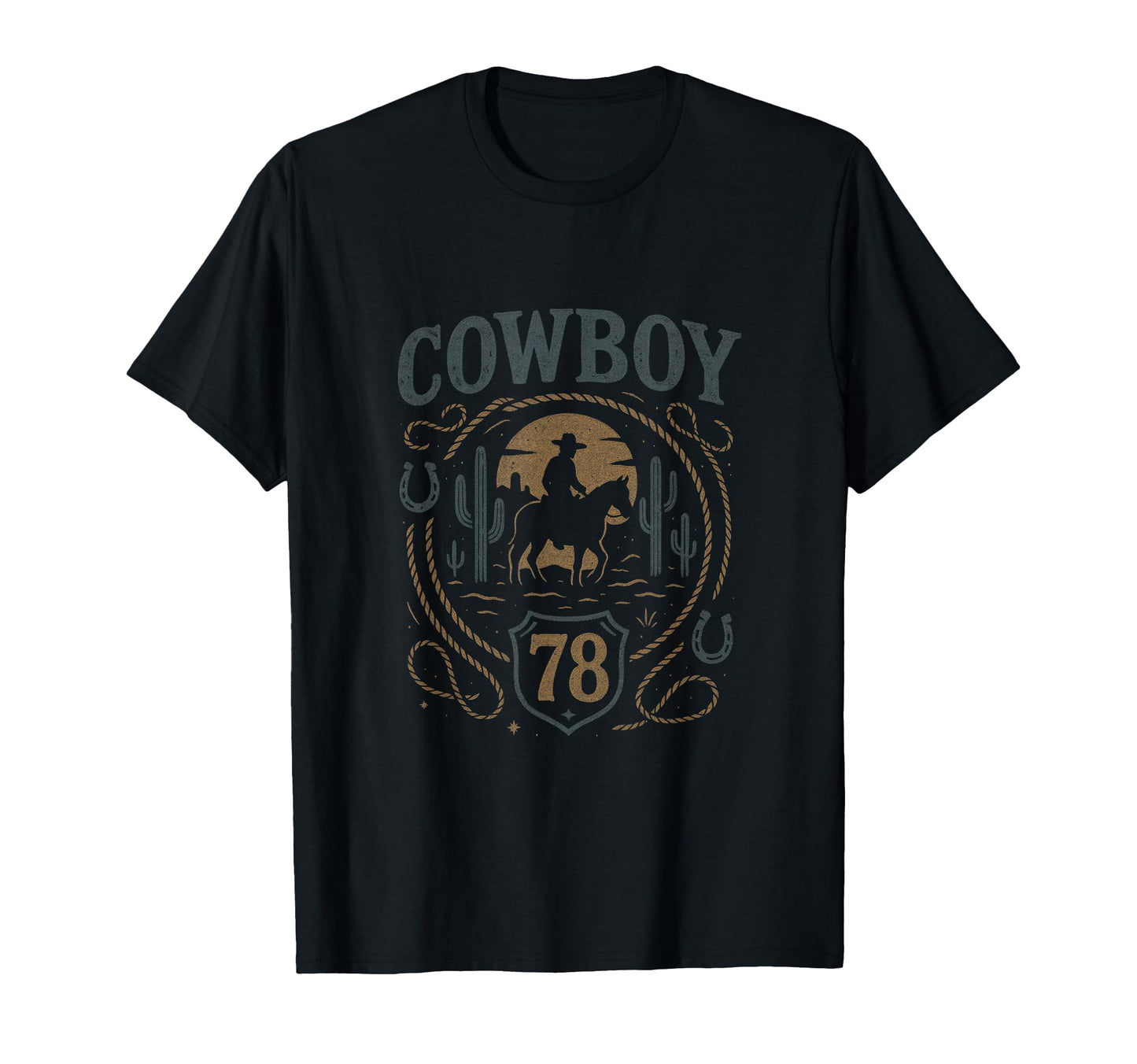 Cowboy Western Cowgirl T-Shirt - Unique Graphic Men Women - T-Shirt, Sweatshirt, Hoodie