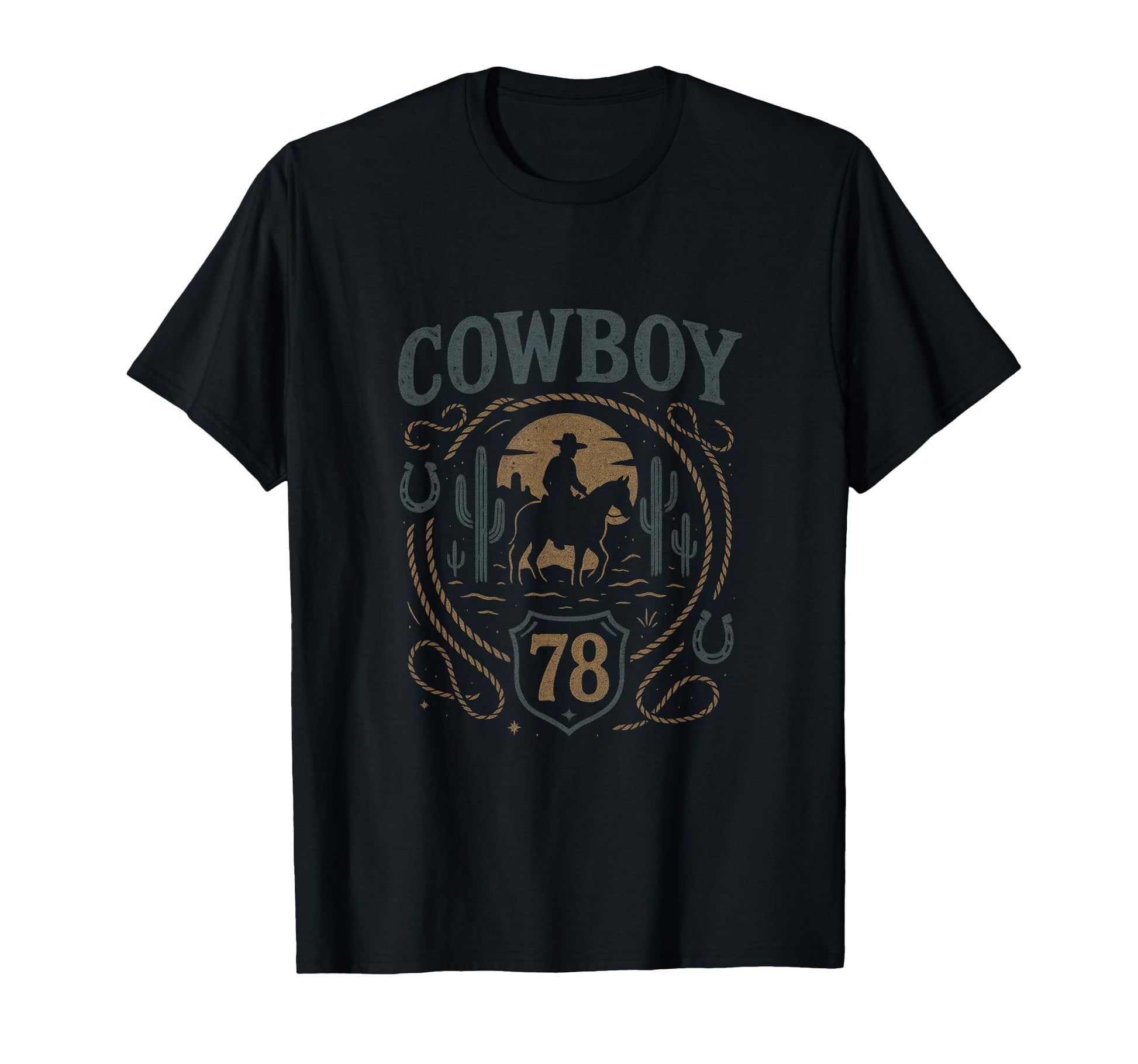Cowboy Western Cowgirl T-Shirt - Unique Graphic Men Women - T-Shirt, Sweatshirt, Hoodie