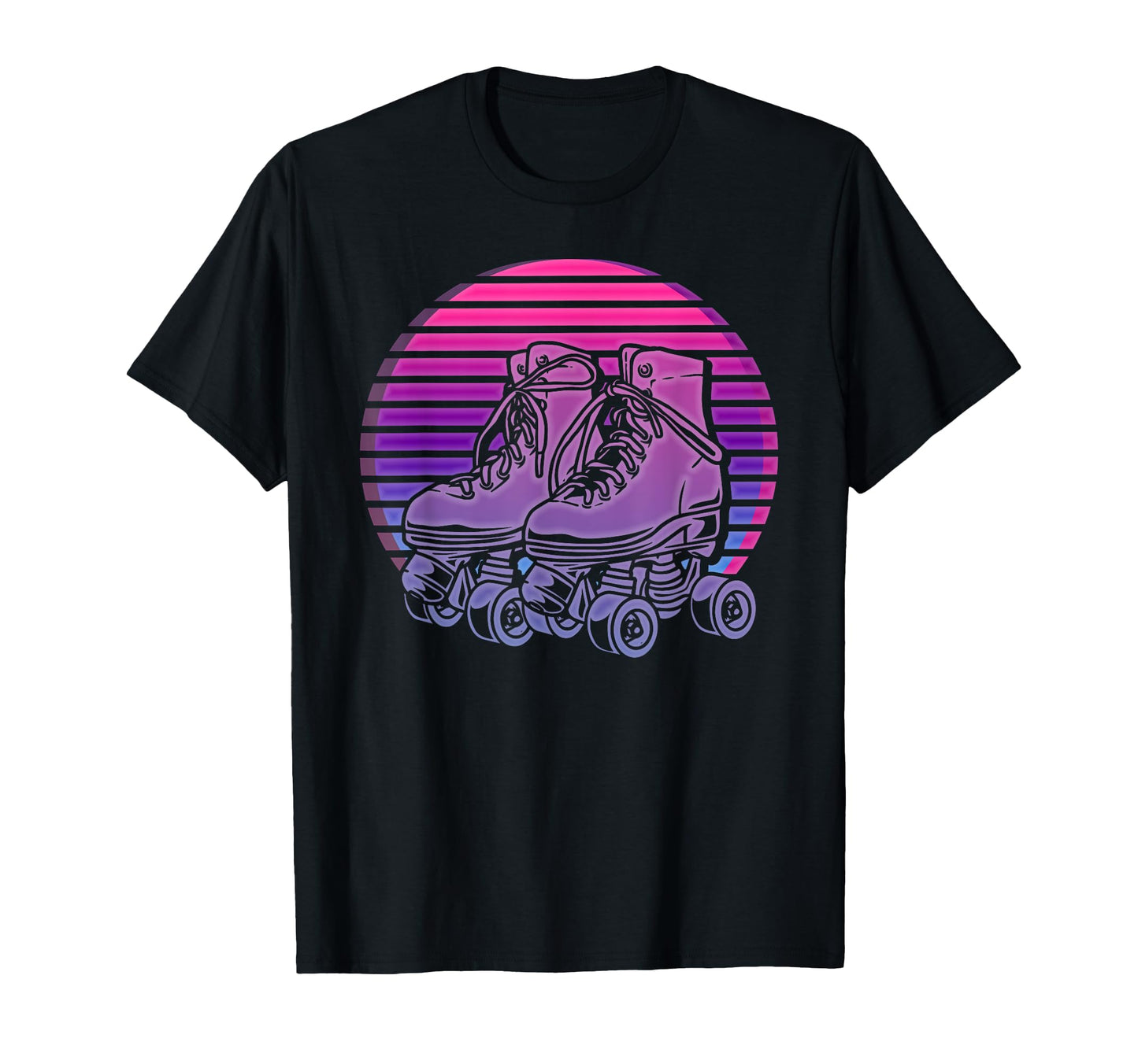 Roller Skates Vaporwave 80S T-Shirt - Casual Everyday Wear for Adults - T-Shirt, Sweatshirt, Hoodie