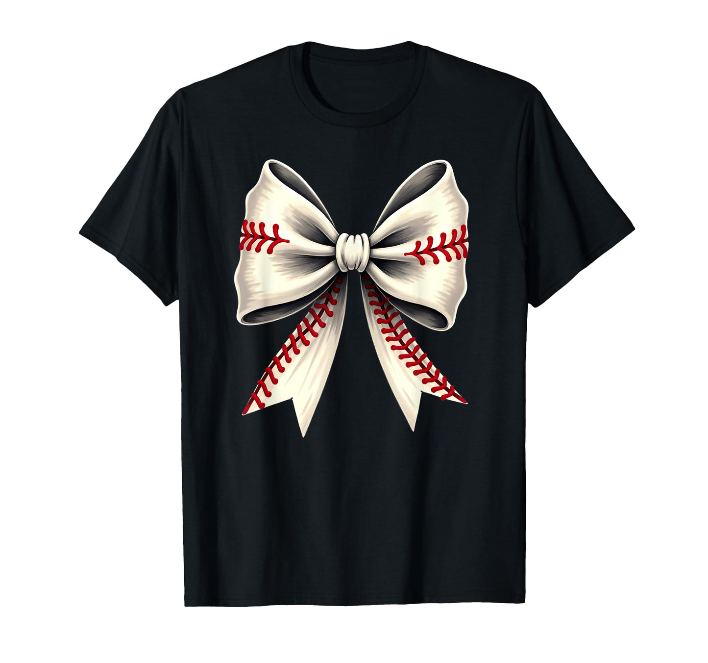 Baseball Coquette Bow Mommy T-Shirt - Custom Art Print Men Women - T-Shirt, Sweatshirt, Hoodie