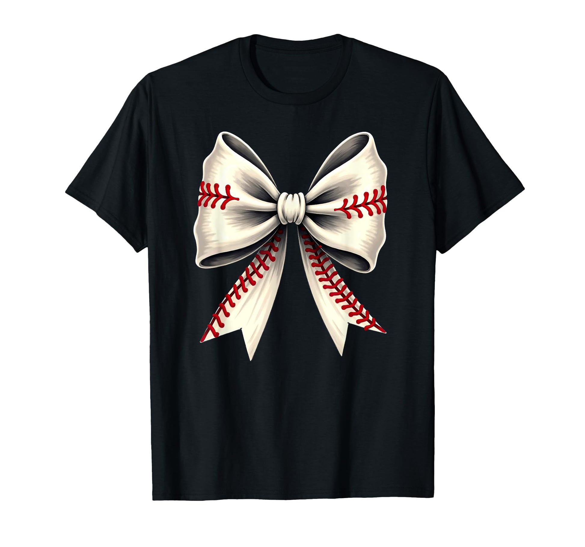 Baseball Coquette Bow Mommy T-Shirt - Custom Art Print Men Women - T-Shirt, Sweatshirt, Hoodie
