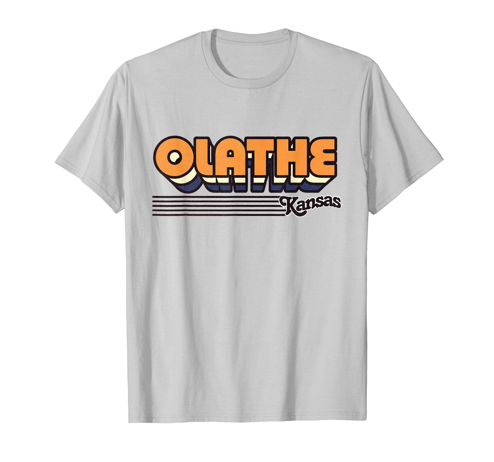 Olathe Kansas Stripes T-Shirt - Streetwear Style for Adults - T-Shirt, Sweatshirt, Hoodie