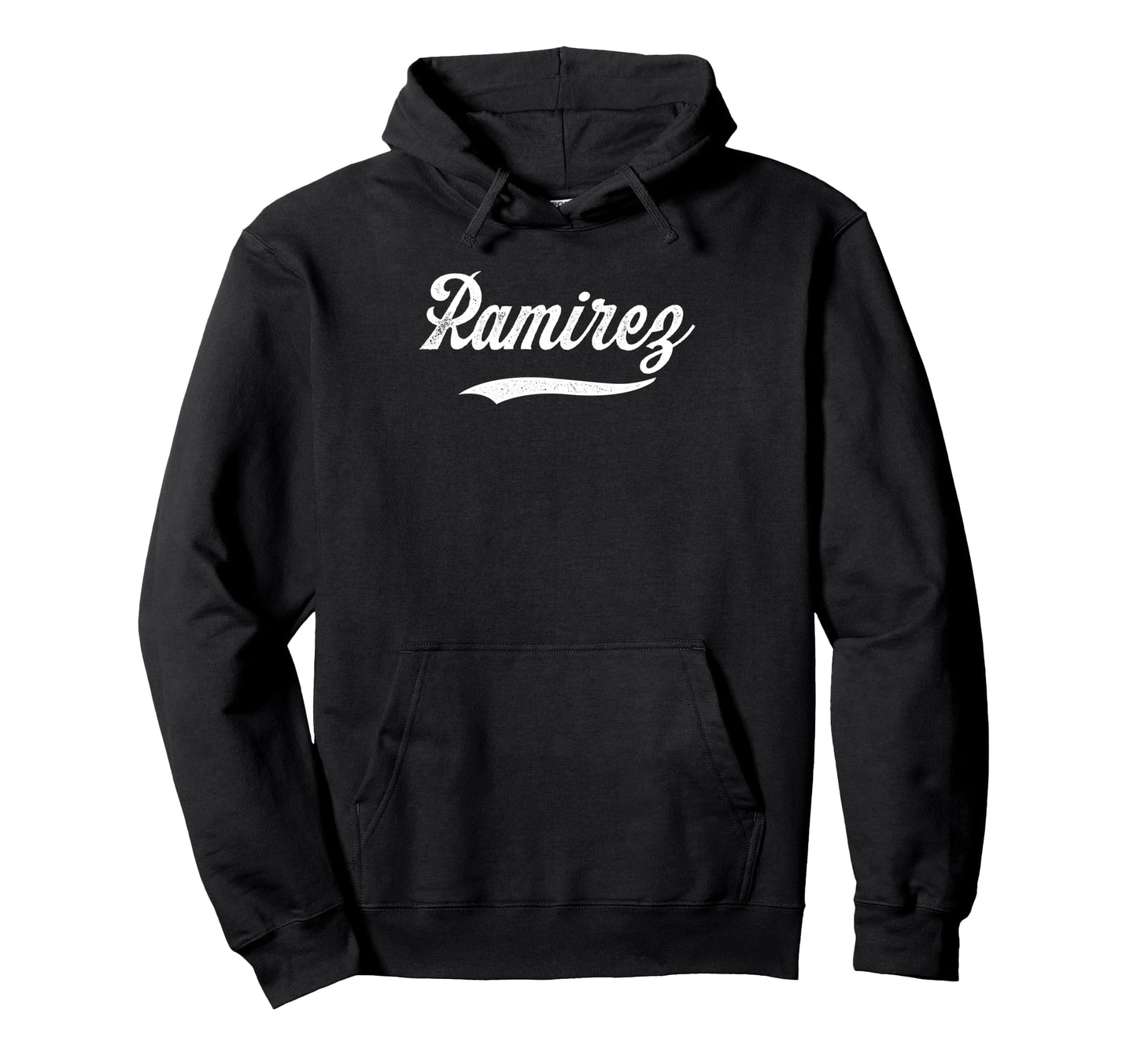 Distressed Script Micael Ramirez Hoodie - Minimalist Print Men Women - T-Shirt, Sweatshirt, Hoodie