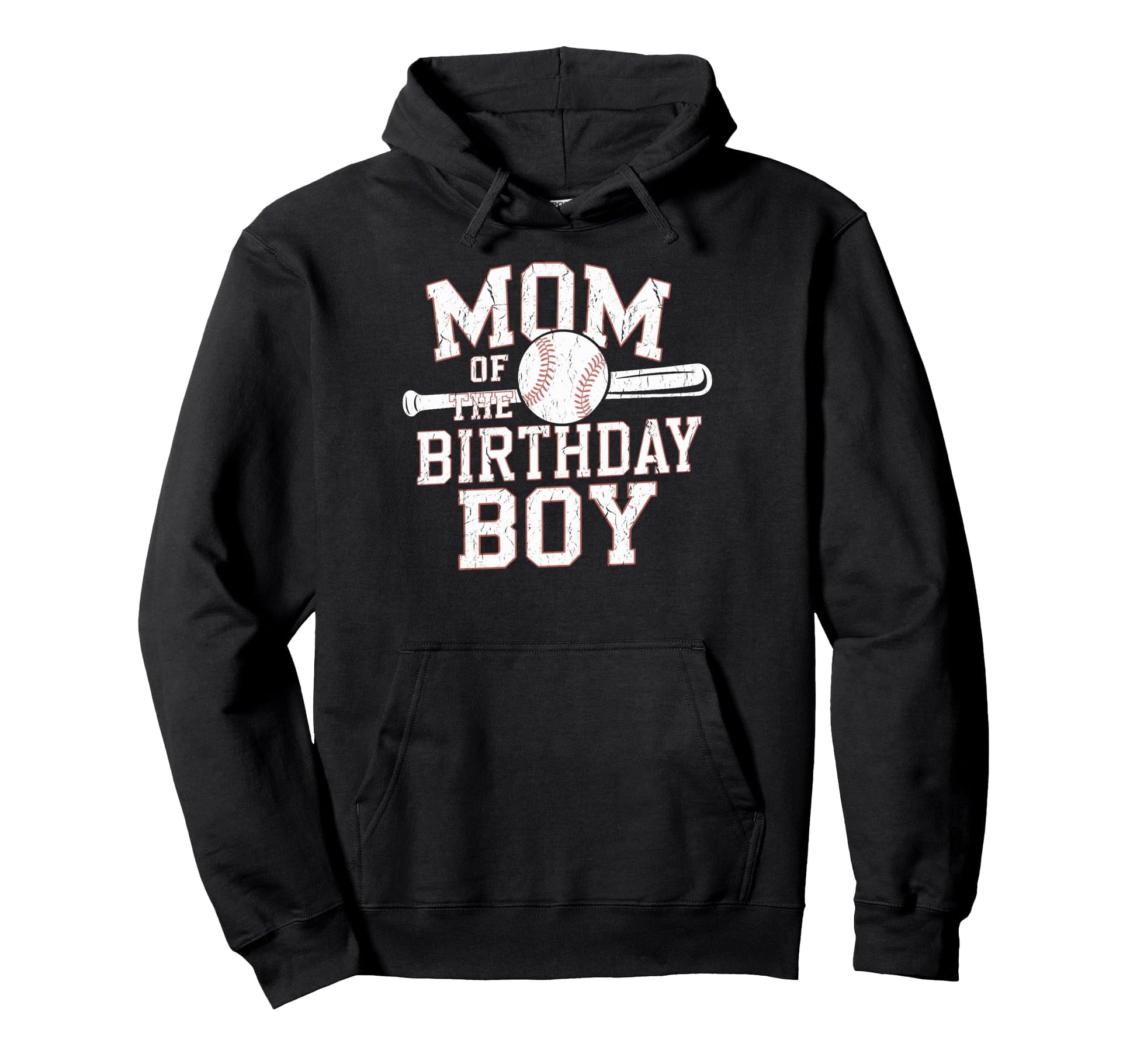 Mom Birthday Baseball Party Mom Hoodie - Custom Art Print for Adults - T-Shirt, Sweatshirt, Hoodie