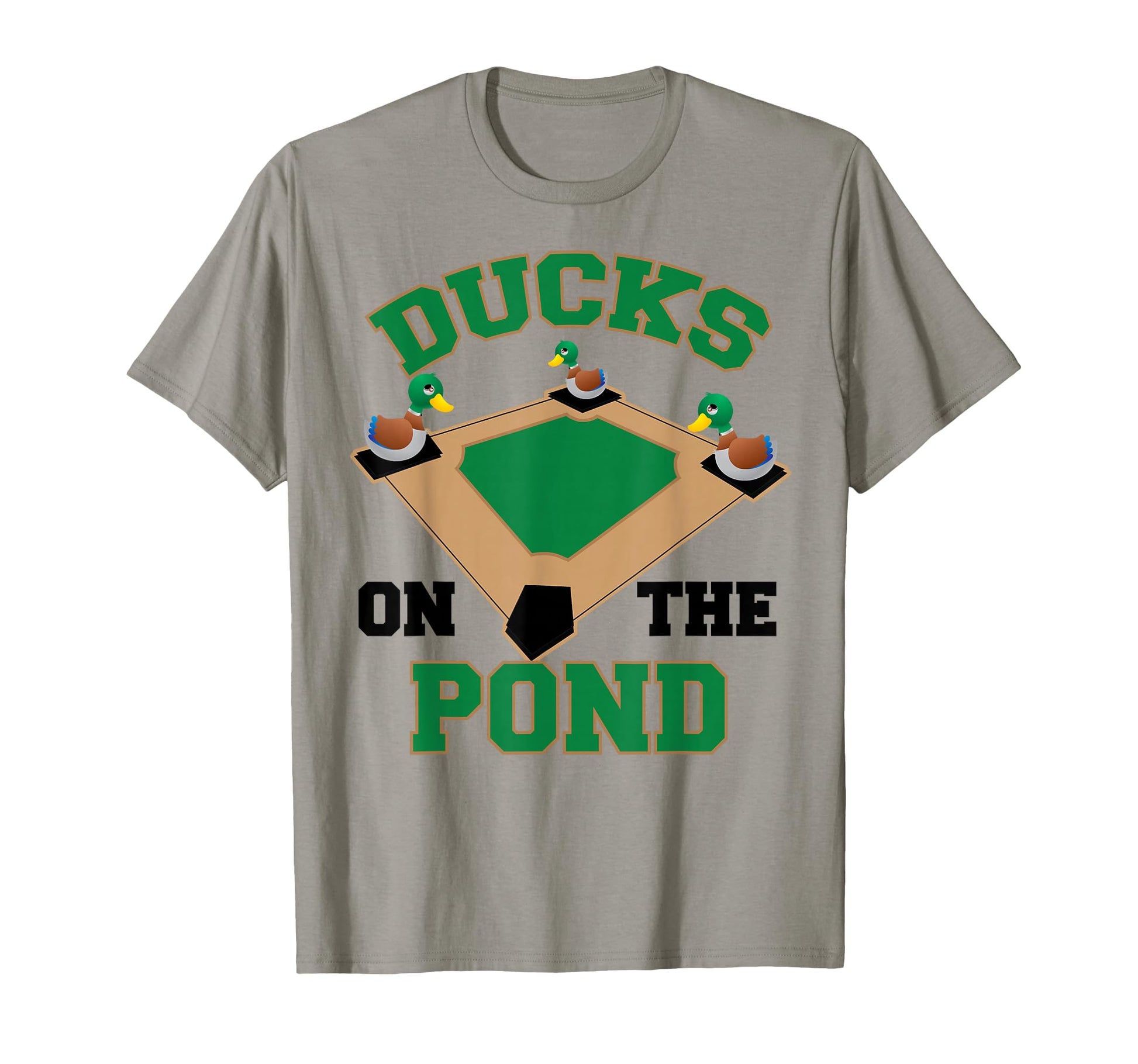 Ducks Pond Softball Player Funny T-Shirt - Streetwear Style Men Women - T-Shirt, Sweatshirt, Hoodie
