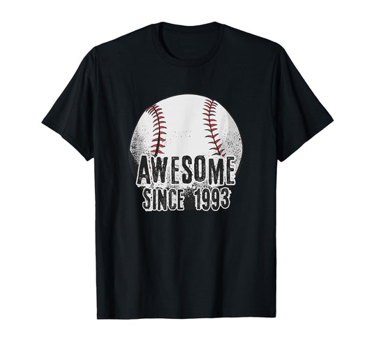 Awesome Since 1993 33 Year Old T-Shirt - Casual Everyday Wear for Adults - T-Shirt, Sweatshirt, Hoodie
