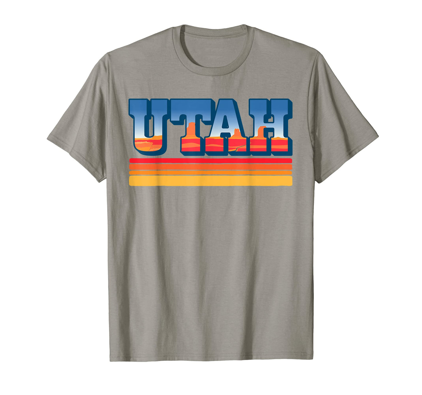 Utah Postcard Desert Scene Monument T-Shirt - Novelty Apparel Men Women - T-Shirt, Sweatshirt, Hoodie