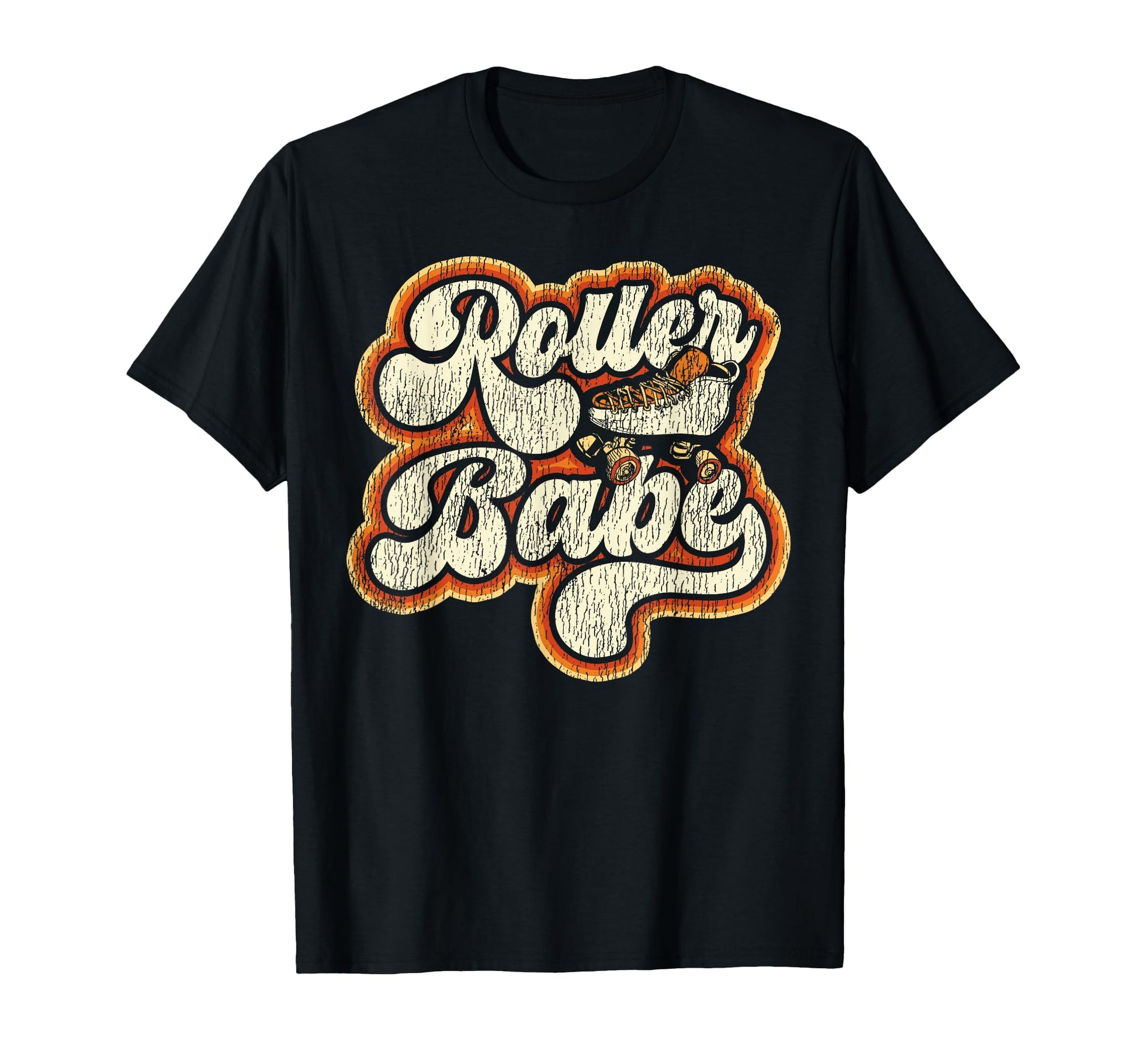 Roller Skating Skate 1970S Roller Babe T-Shirt - Streetwear Style Unisex - T-Shirt, Sweatshirt, Hoodie