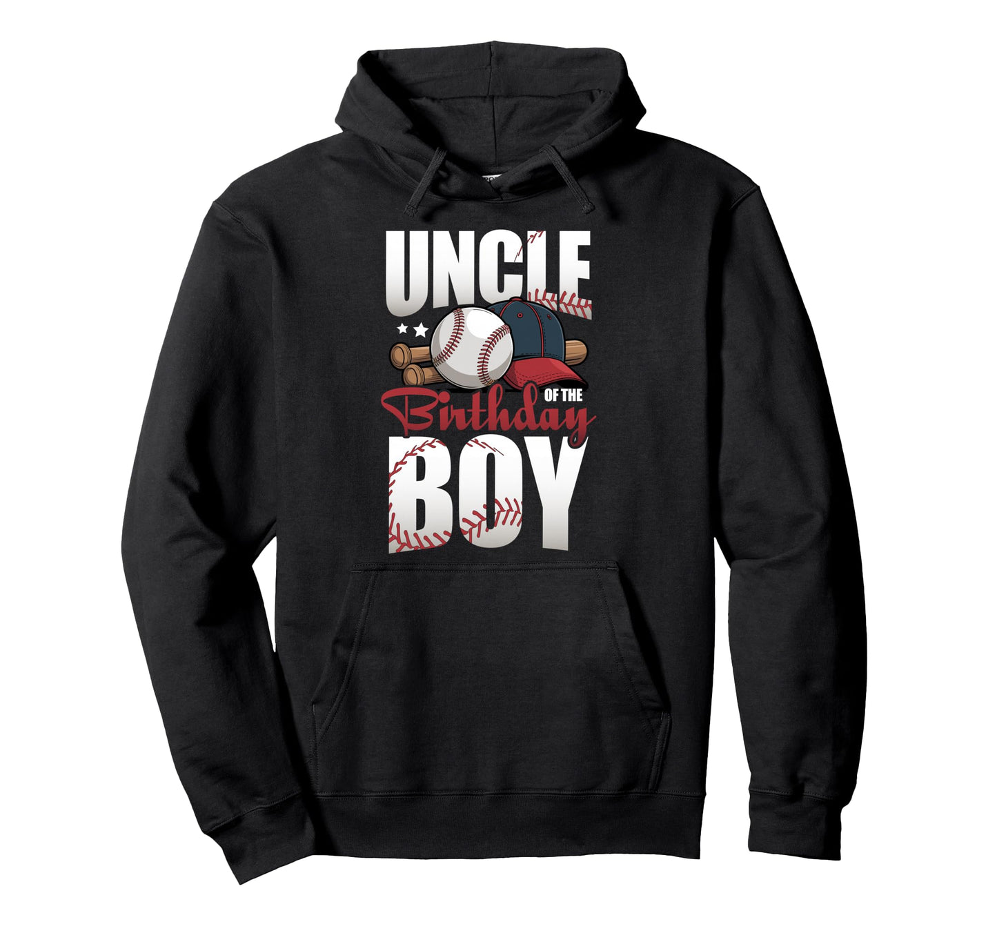 Uncle Birthday Matching Baseball Hoodie - Minimalist Print Men Women - T-Shirt, Sweatshirt, Hoodie
