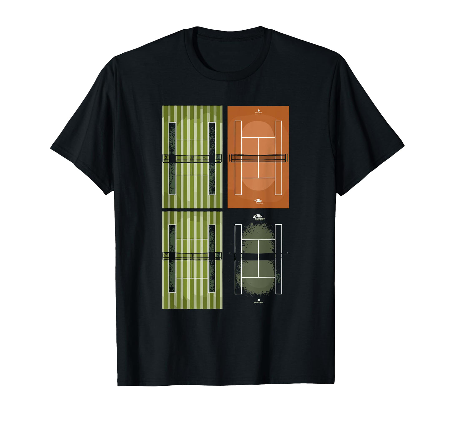 Grand Slam City Tennis Court T-Shirt - Trendy Graphic Unisex - T-Shirt, Sweatshirt, Hoodie