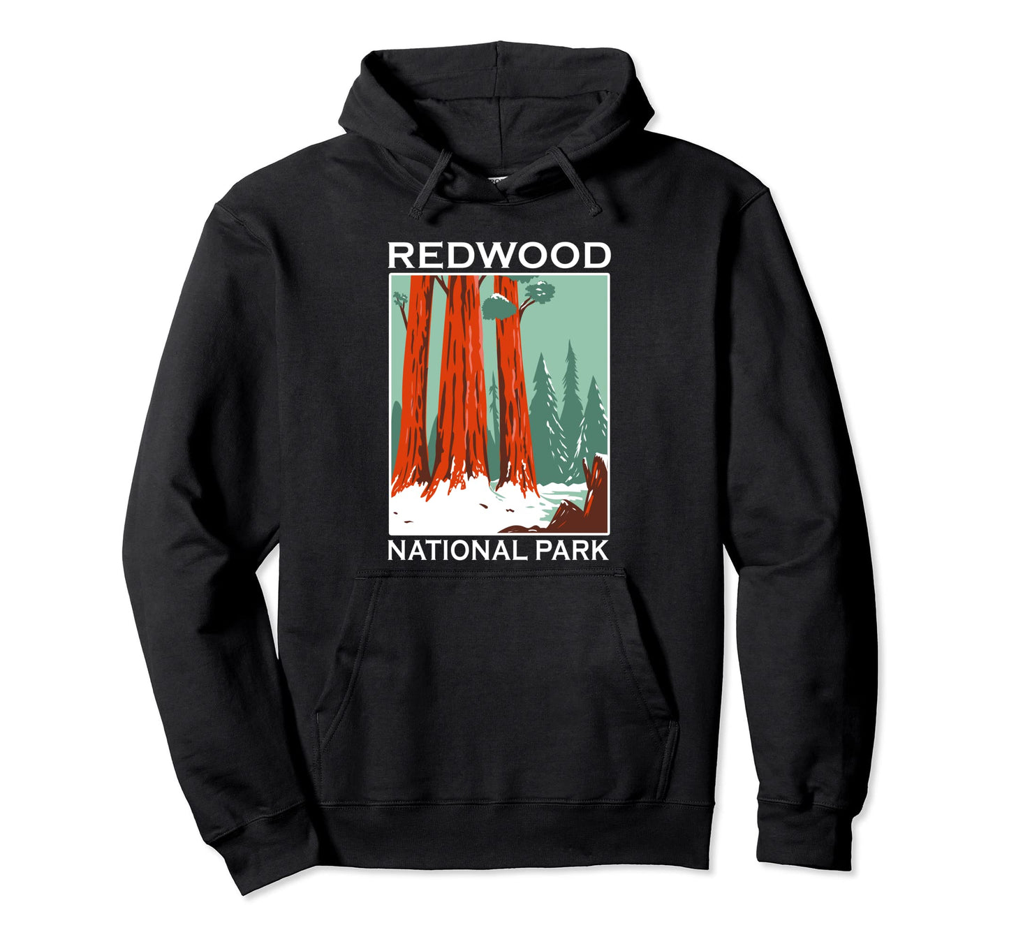 Redwood National Park Outdoor Camping Hoodie - Streetwear Style Men Women - T-Shirt, Sweatshirt, Hoodie