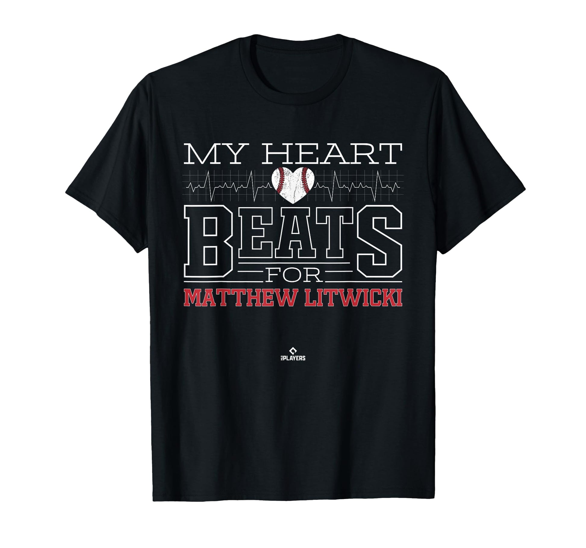 My Heart Beats Matthew Litwicki T-Shirt - Minimalist Print for Adults - T-Shirt, Sweatshirt, Hoodie