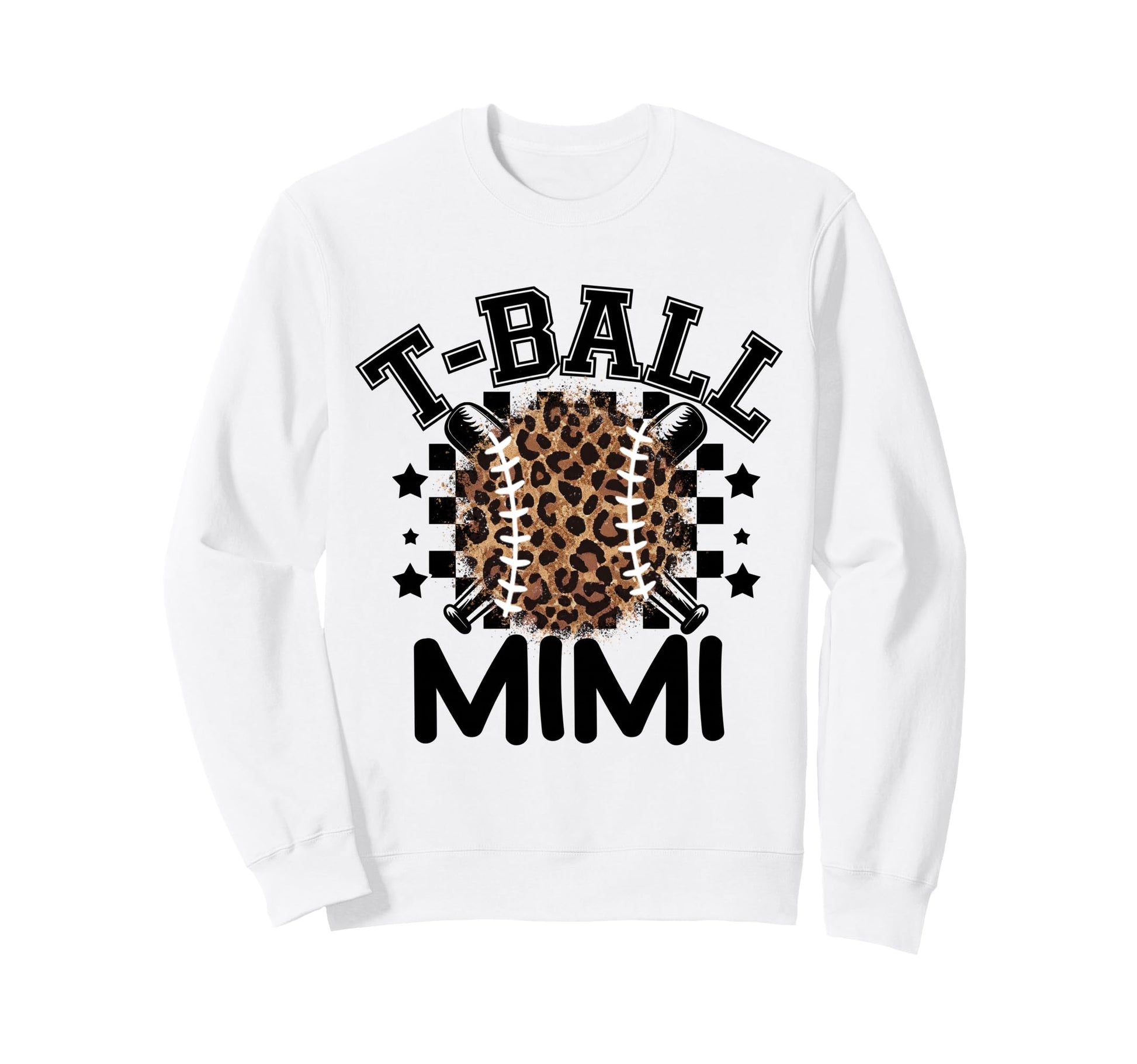 T Ball Teeball Mimi Leopard Sweatshirt - Streetwear Style for Adults - T-Shirt, Sweatshirt, Hoodie