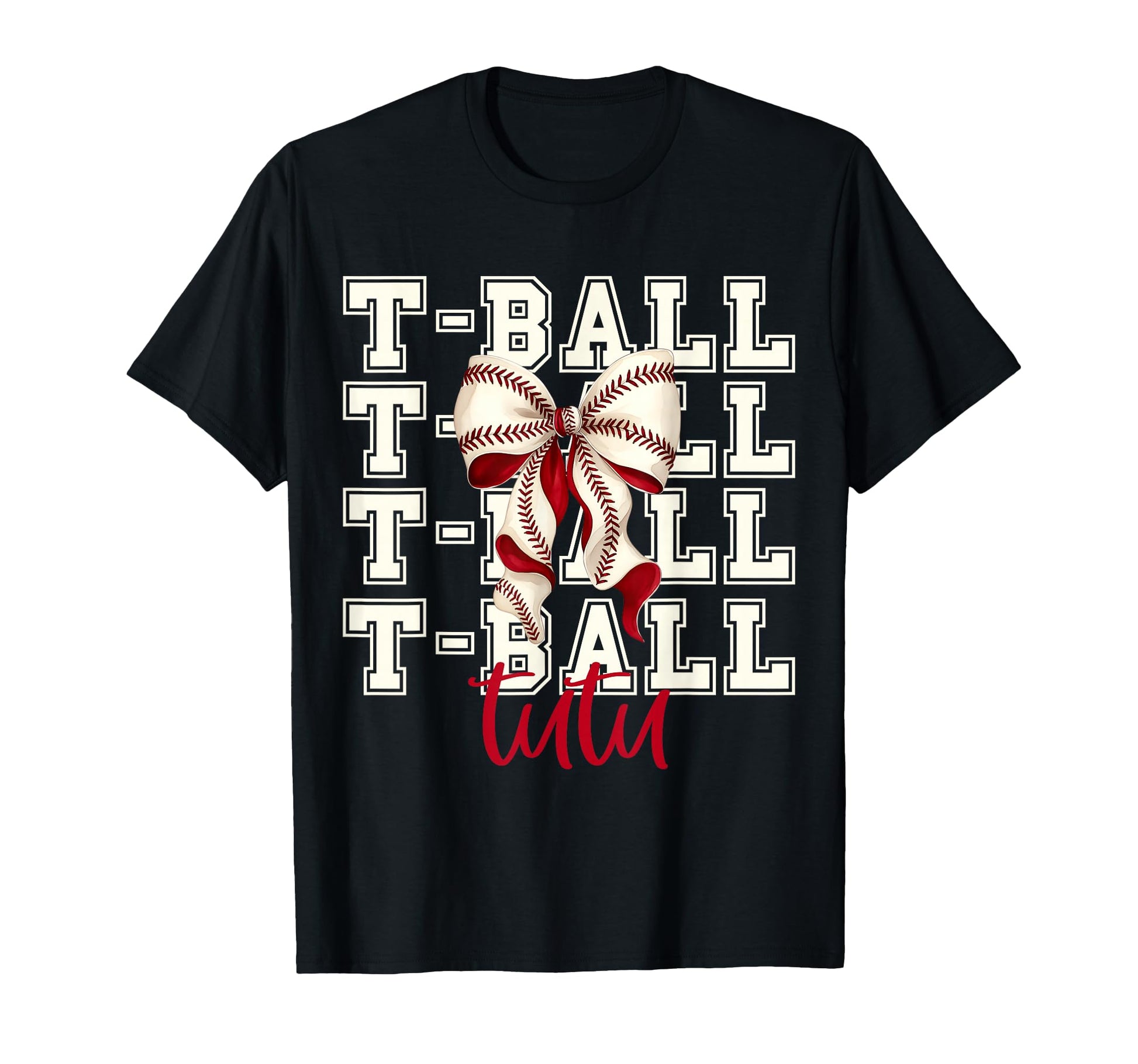 Tball Tutu Teeball T Ball Coquette T-Shirt - Novelty Apparel for Adults - T-Shirt, Sweatshirt, Hoodie