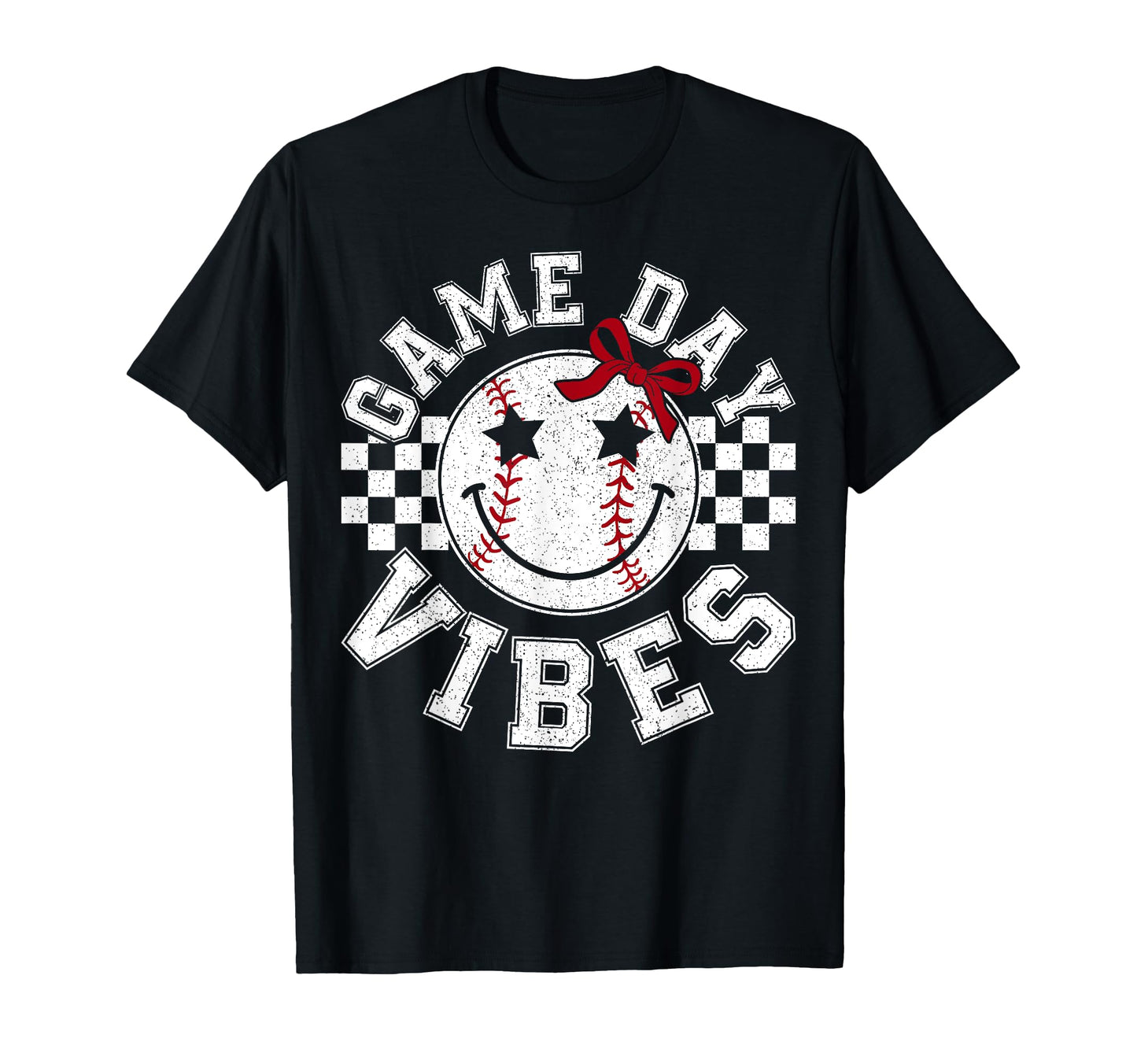 Game Day Vibes Baseball Coquette Bow T-Shirt - Fun Novelty Design Unisex - T-Shirt, Sweatshirt, Hoodie
