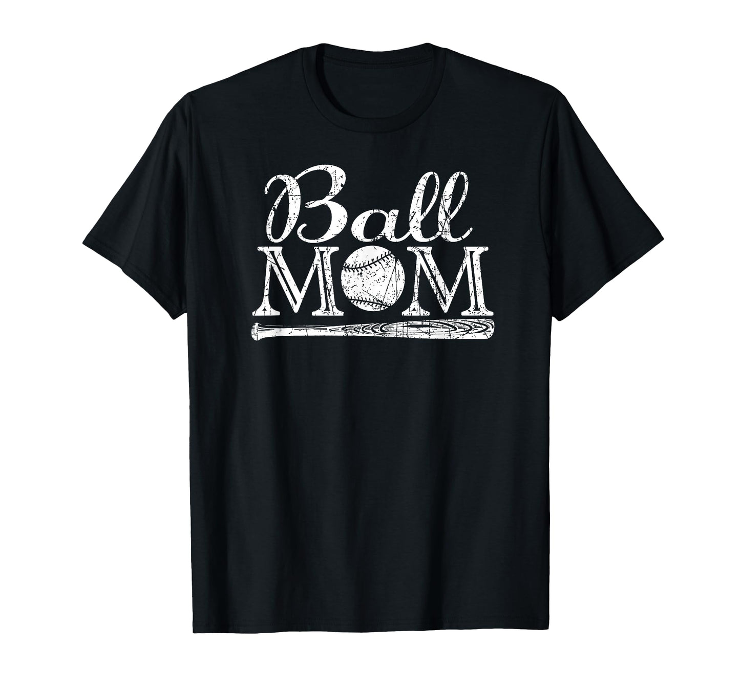 Ball Mom Baseball Softball Mom T-Shirt - Aesthetic Graphic Men Women - T-Shirt, Sweatshirt, Hoodie