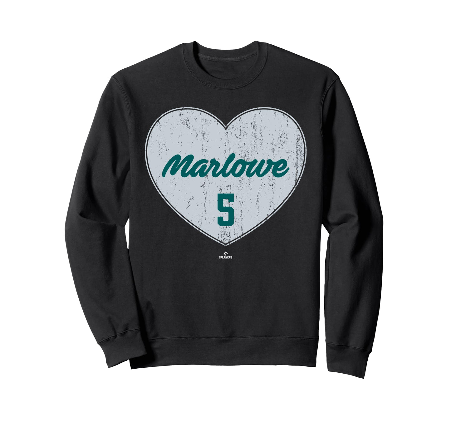 Distressed Heart Cade Marlowe Seattle Sweatshirt - Graphic Print Unisex - T-Shirt, Sweatshirt, Hoodie