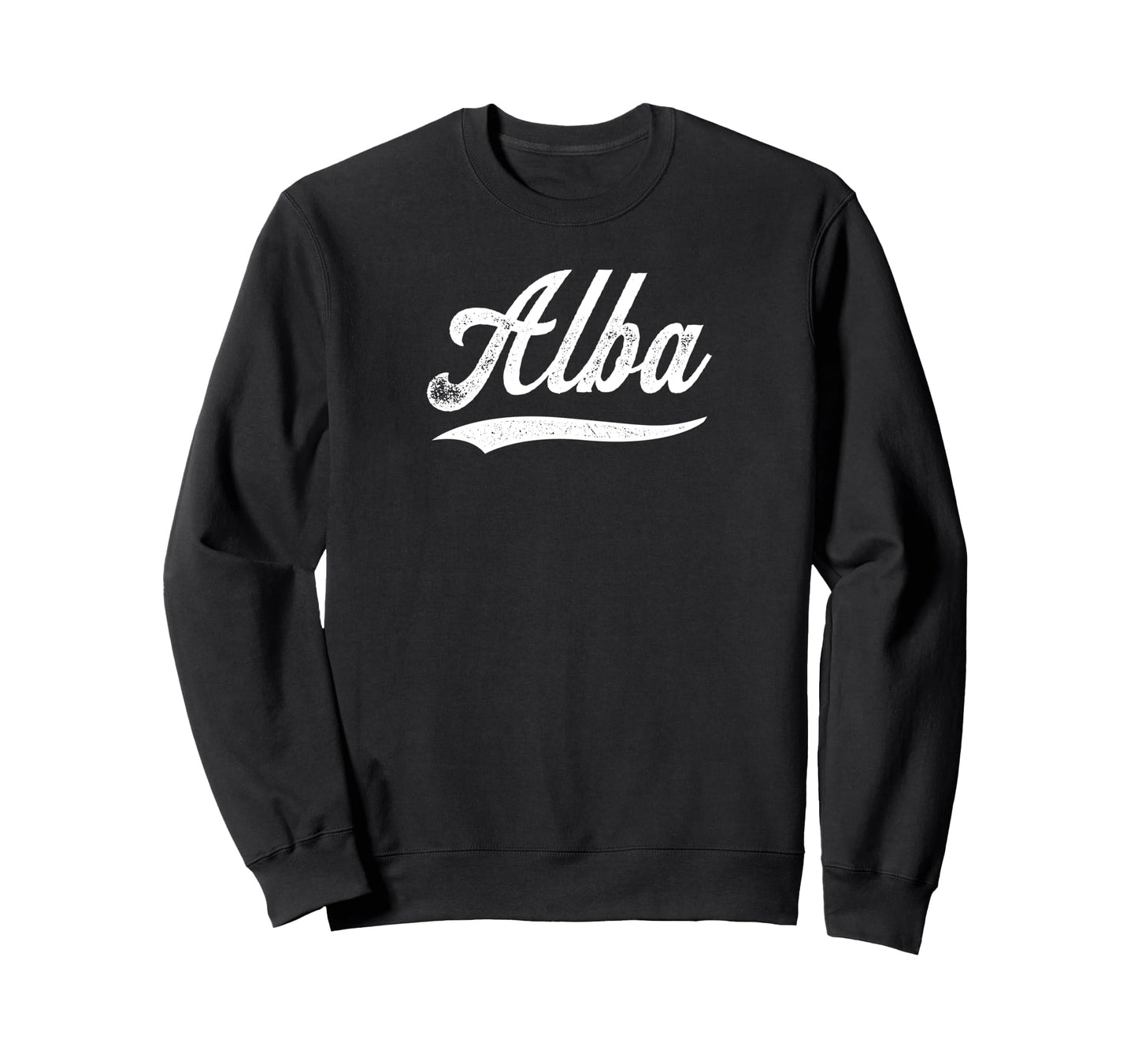 Distressed Script Maximillian Sweatshirt - Casual Everyday Wear Men Women - T-Shirt, Sweatshirt, Hoodie
