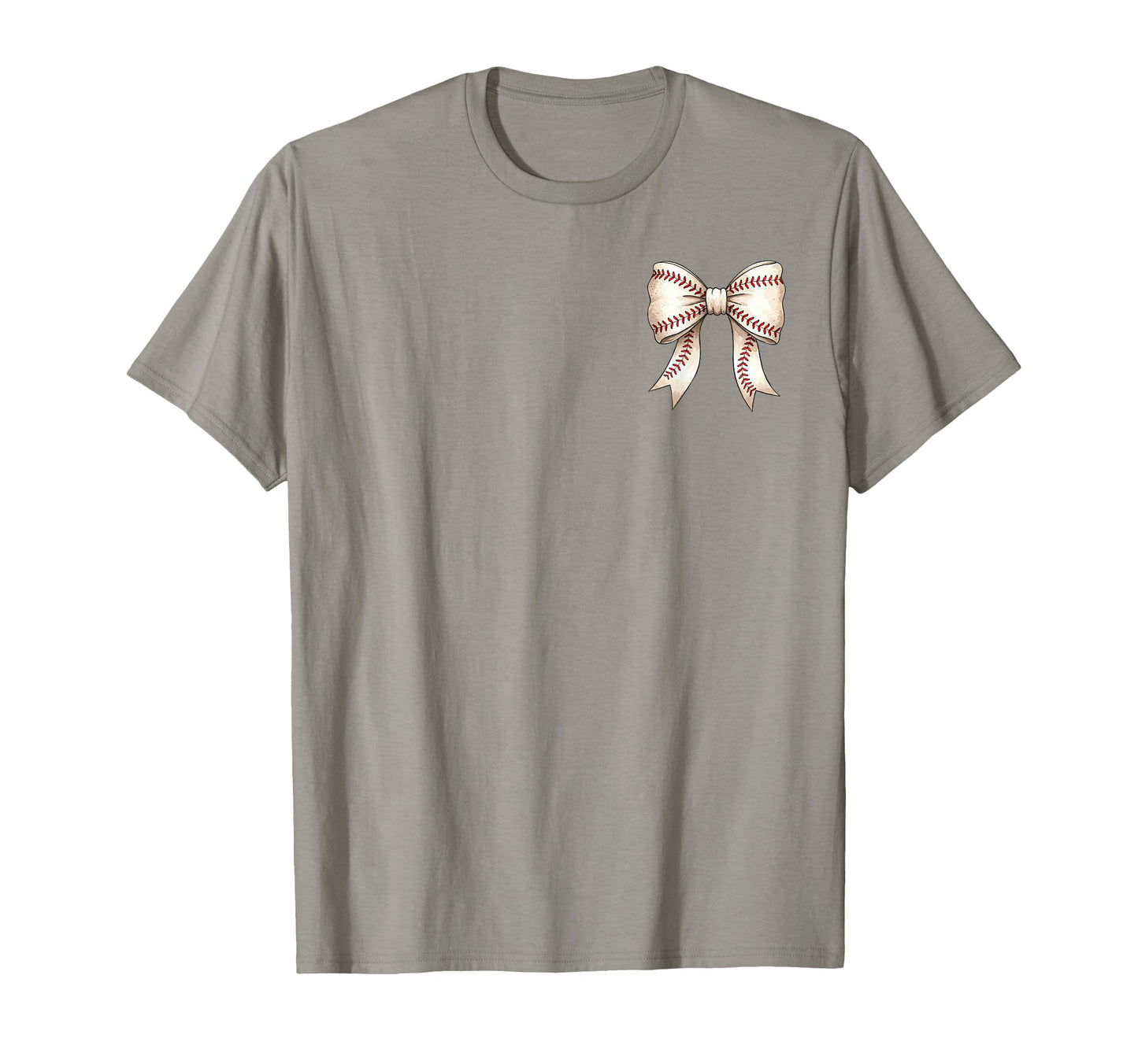 2 Sided Baseball Mama Coquette Bow T-Shirt - Streetwear Style Men Women - T-Shirt, Sweatshirt, Hoodie