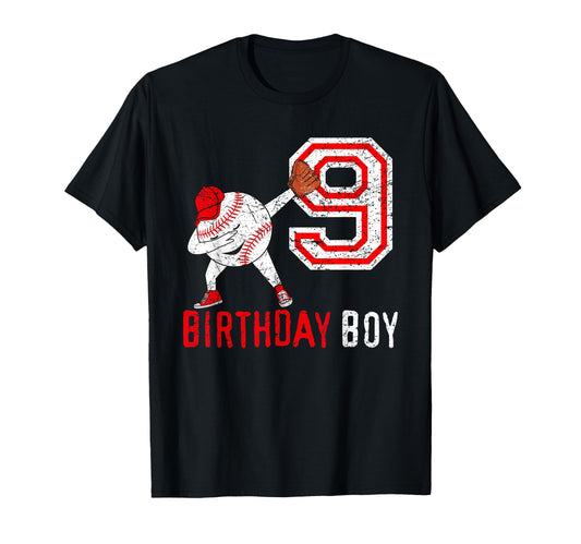 9 Years Old Baseball Born 2014 T-Shirt - Casual Everyday Wear for Adults - T-Shirt, Sweatshirt, Hoodie