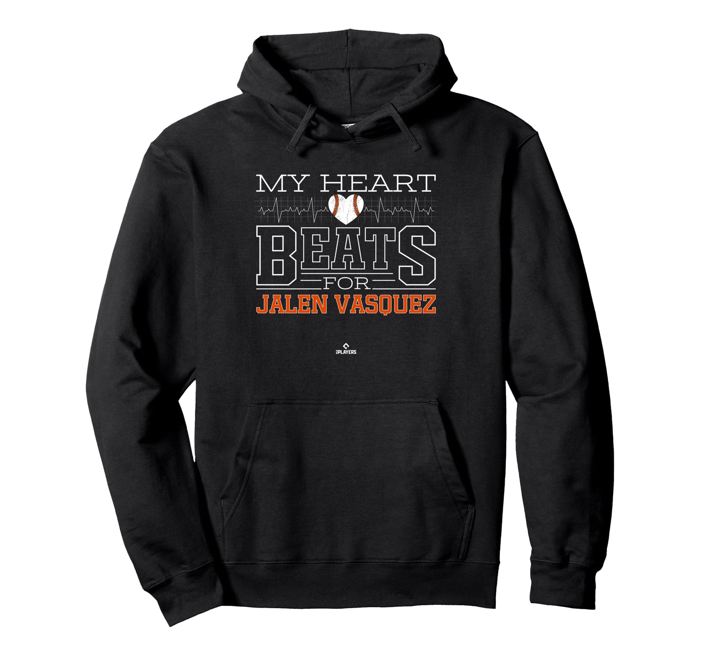 My Heart Beats Jalen Vasquez Prospect Hoodie - Novelty Apparel for Adults - T-Shirt, Sweatshirt, Hoodie