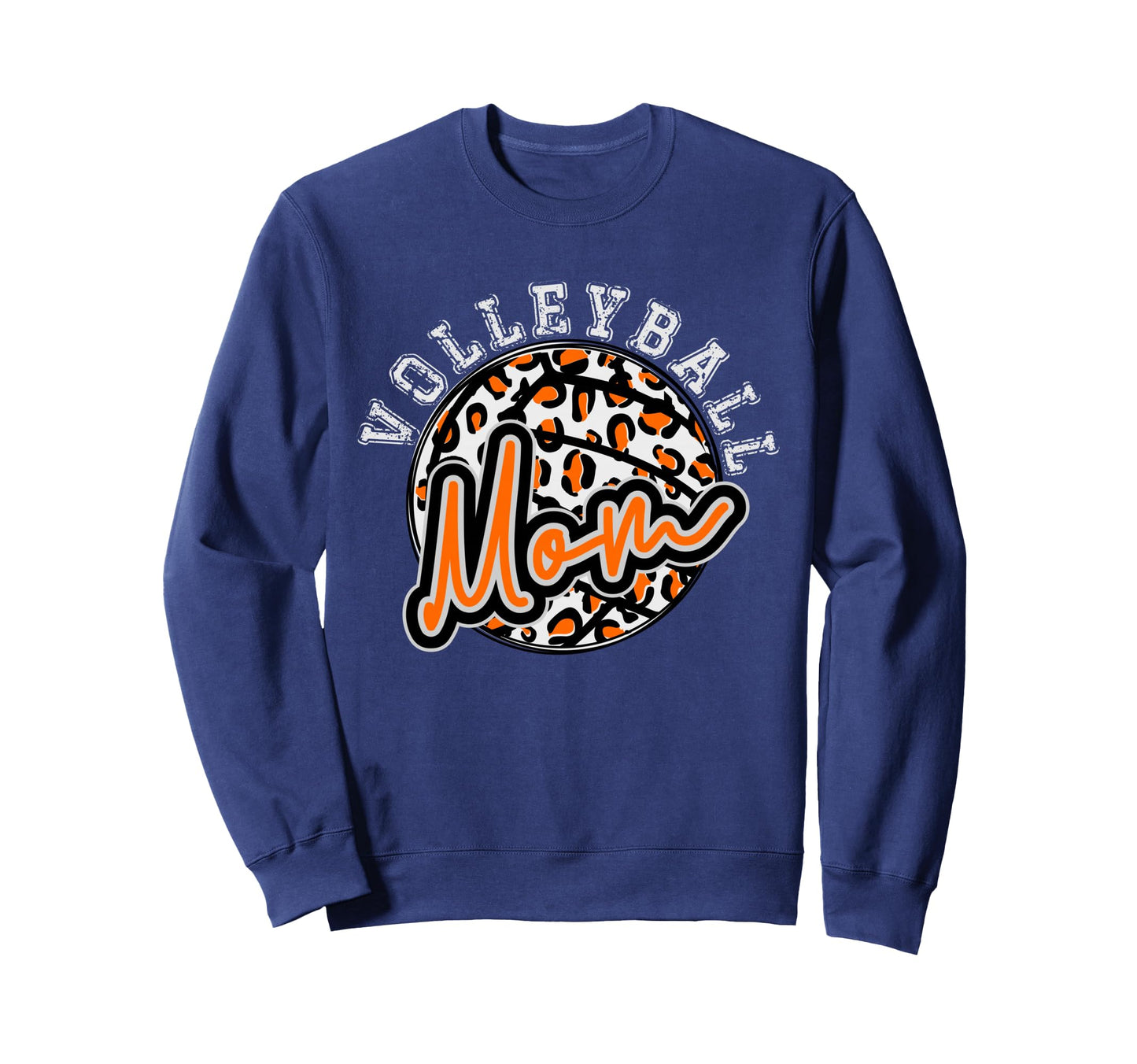 Leopard Cheetah Volleyball Orange Sweatshirt - Streetwear Style Men Women - T-Shirt, Sweatshirt, Hoodie