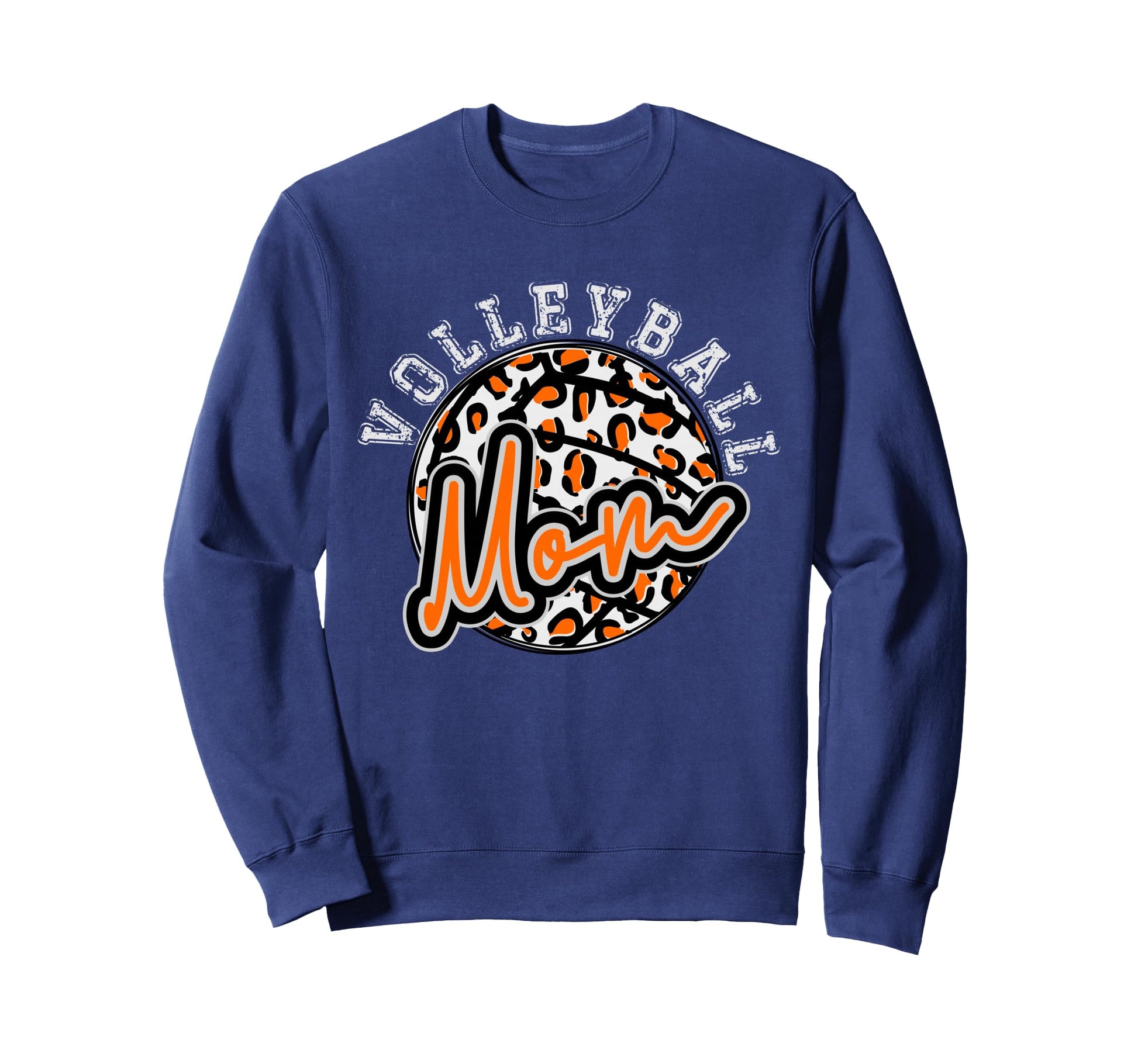 Leopard Cheetah Volleyball Orange Sweatshirt - Streetwear Style Men Women - T-Shirt, Sweatshirt, Hoodie