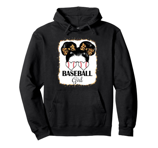 Baseball Leopard Baseball Player And Hoodie - Graphic Print for Adults - T-Shirt, Sweatshirt, Hoodie