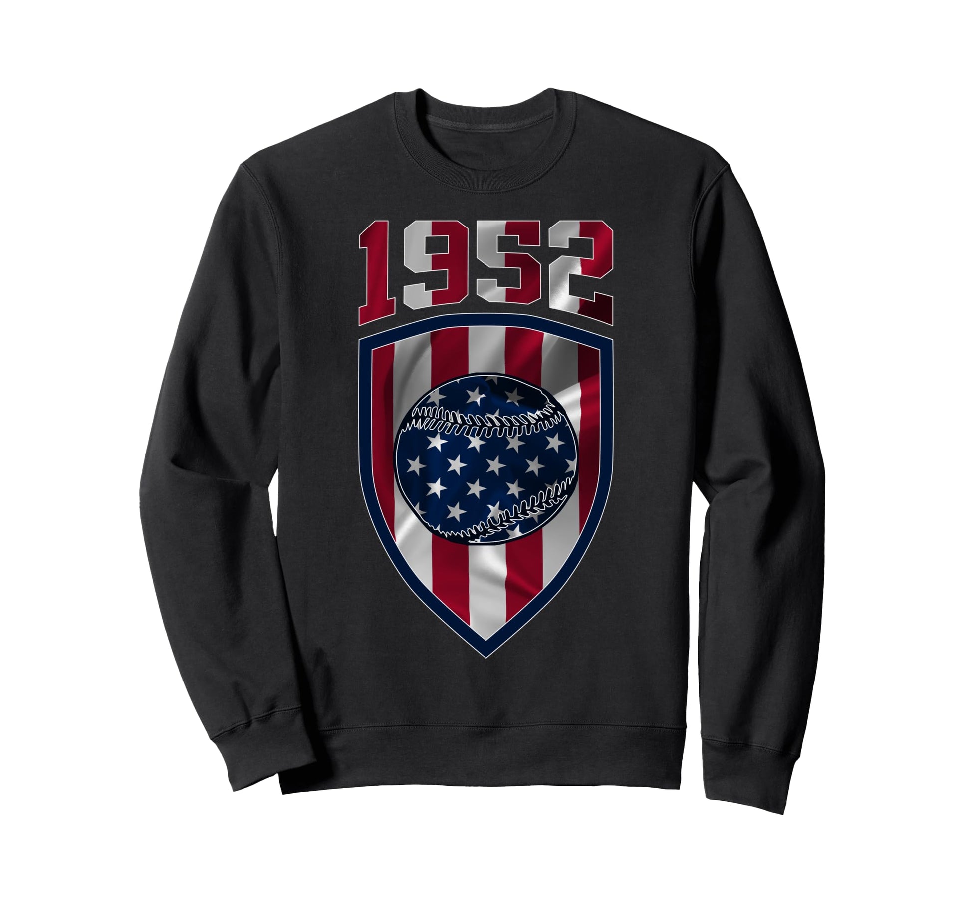 1952 Baseball 73Rd Birthday Sweatshirt - Casual Everyday Wear Unisex - T-Shirt, Sweatshirt, Hoodie