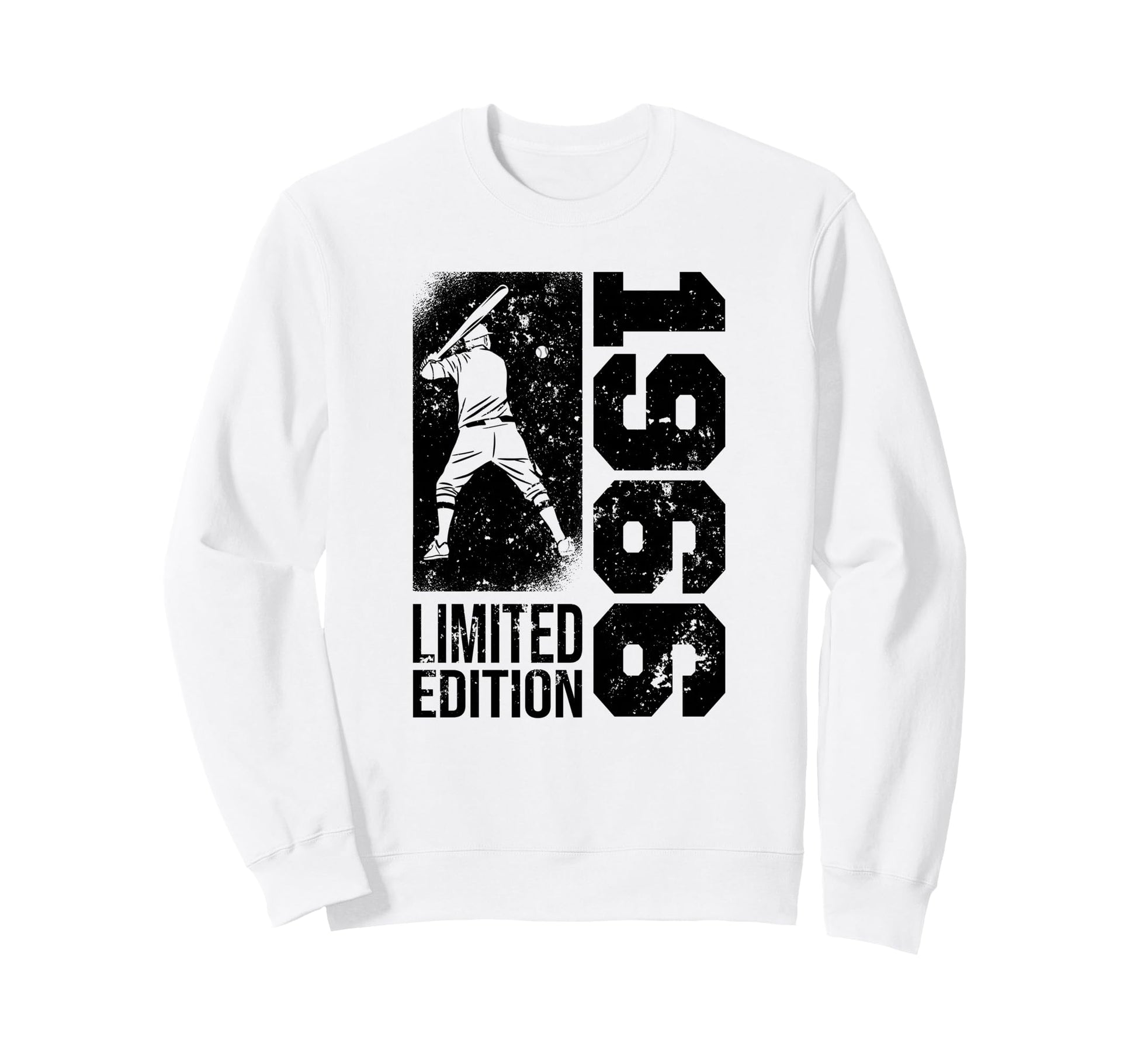 Baseball Player Born 1966 Sweatshirt - Aesthetic Graphic for Adults - T-Shirt, Sweatshirt, Hoodie