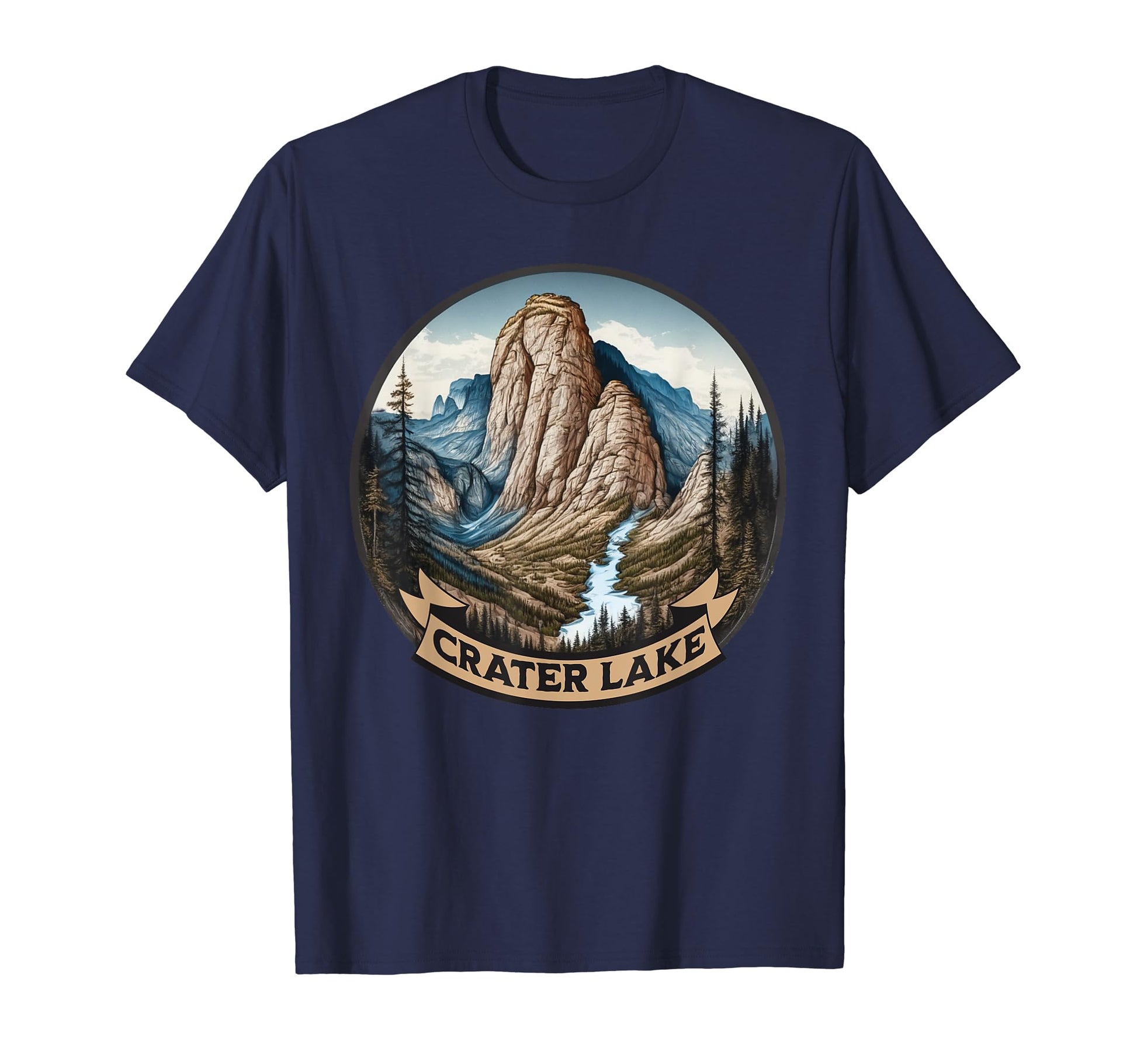 Crater Lake National Park Oregon Sweatshirt - Custom Art Print for Adults - T-Shirt, Sweatshirt, Hoodie
