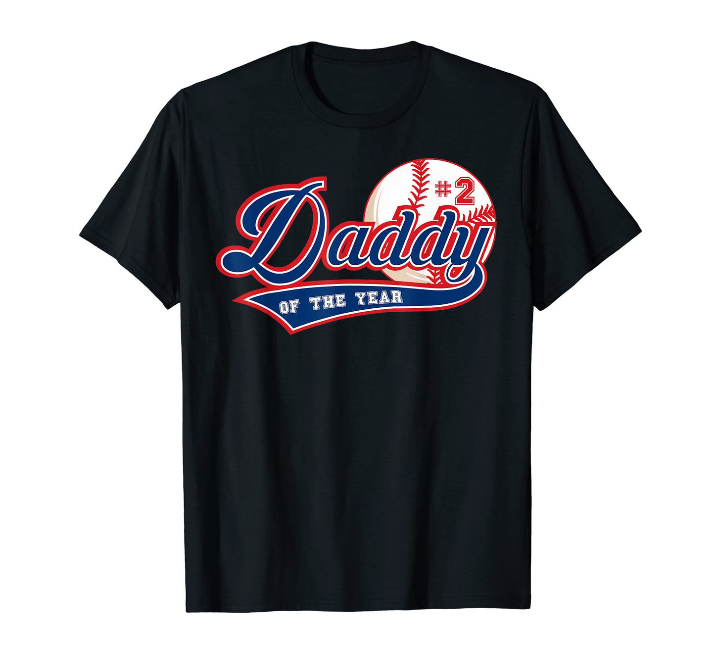 Mens Daddy Rookie Year 2Nd Birthday T-Shirt - Minimalist Print for Adults - T-Shirt, Sweatshirt, Hoodie