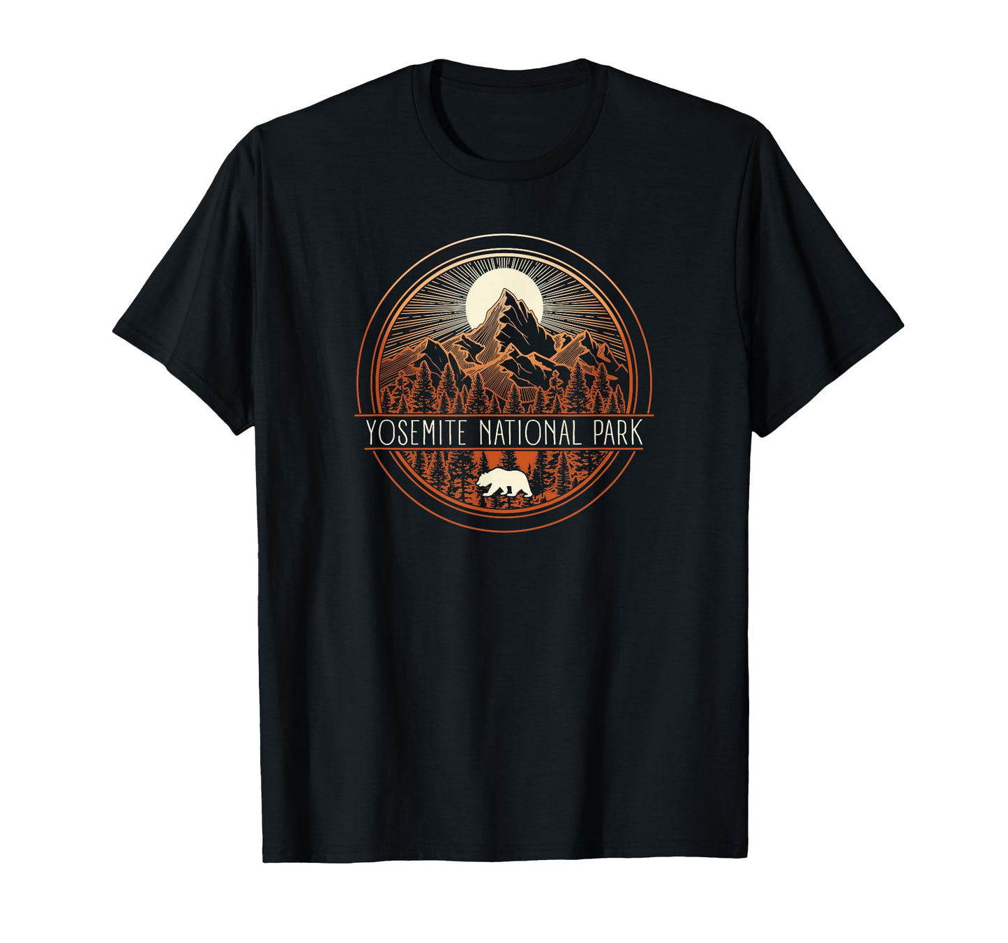 Yosemite National Park Mountain T-Shirt - Graphic Print Unisex - T-Shirt, Sweatshirt, Hoodie