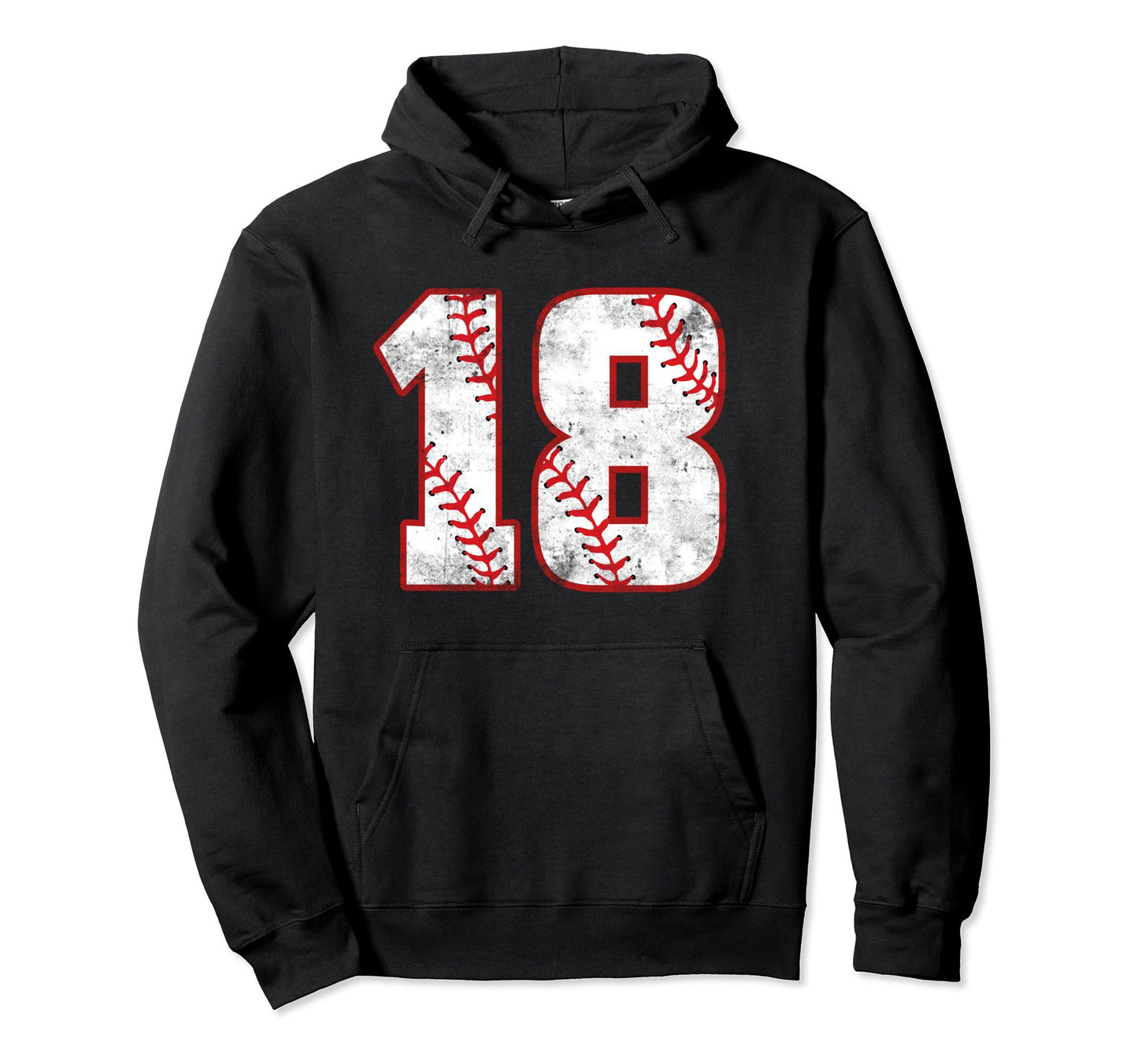 18 Year Old Baseball Player Sports 18 Hoodie - Unique Graphic for Adults - T-Shirt, Sweatshirt, Hoodie