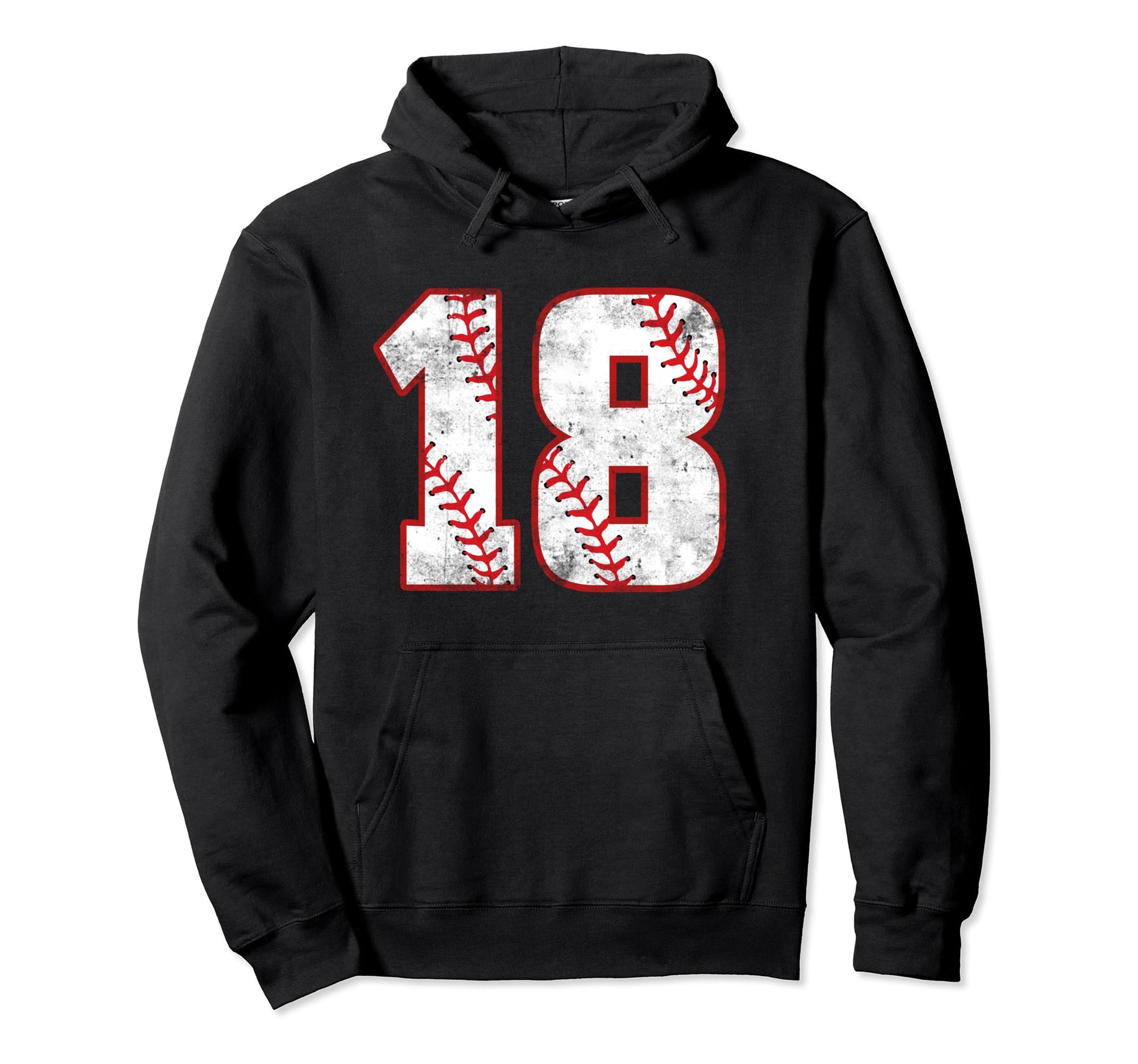 18 Year Old Baseball Player Sports 18 Hoodie - Unique Graphic for Adults - T-Shirt, Sweatshirt, Hoodie