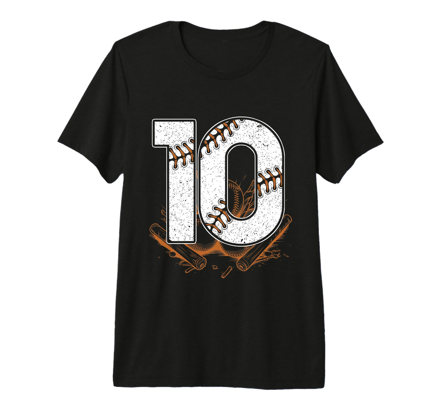 Baseball Birthday 10Th Birthday Party T-Shirt - Graphic Print Men Women - T-Shirt, Sweatshirt, Hoodie