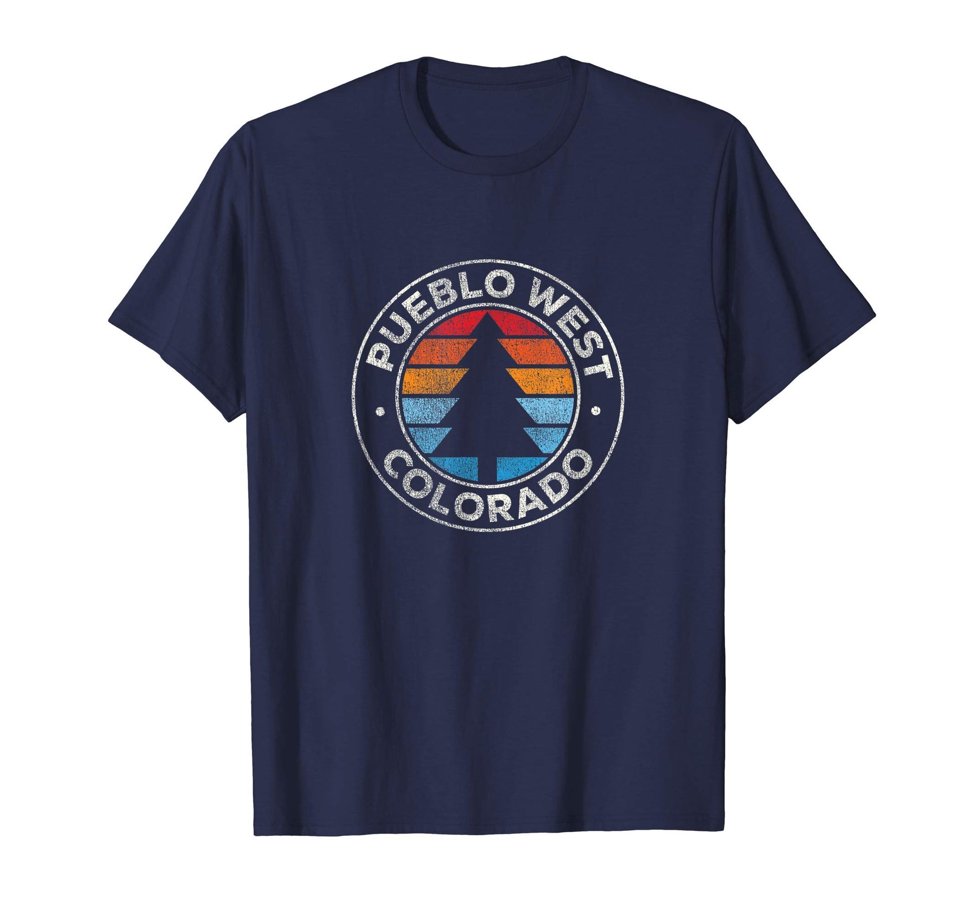 Pueblo West Colorado Co 70S T-Shirt - Trendy Graphic Unisex - T-Shirt, Sweatshirt, Hoodie