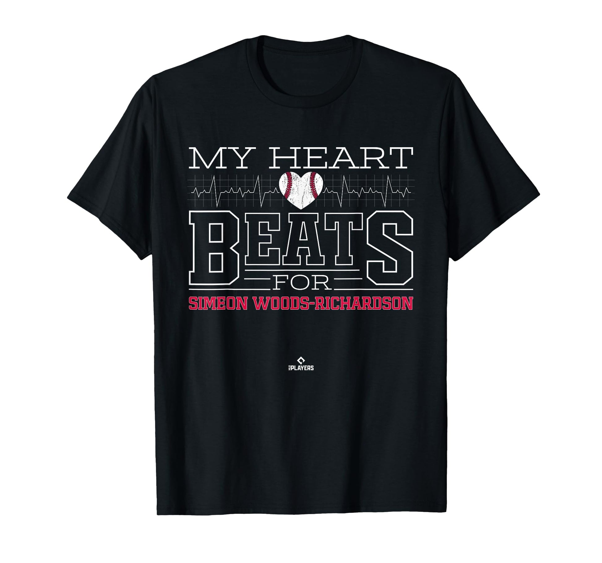 My Heart Beats Simeon Woods T-Shirt - Minimalist Print Men Women - T-Shirt, Sweatshirt, Hoodie