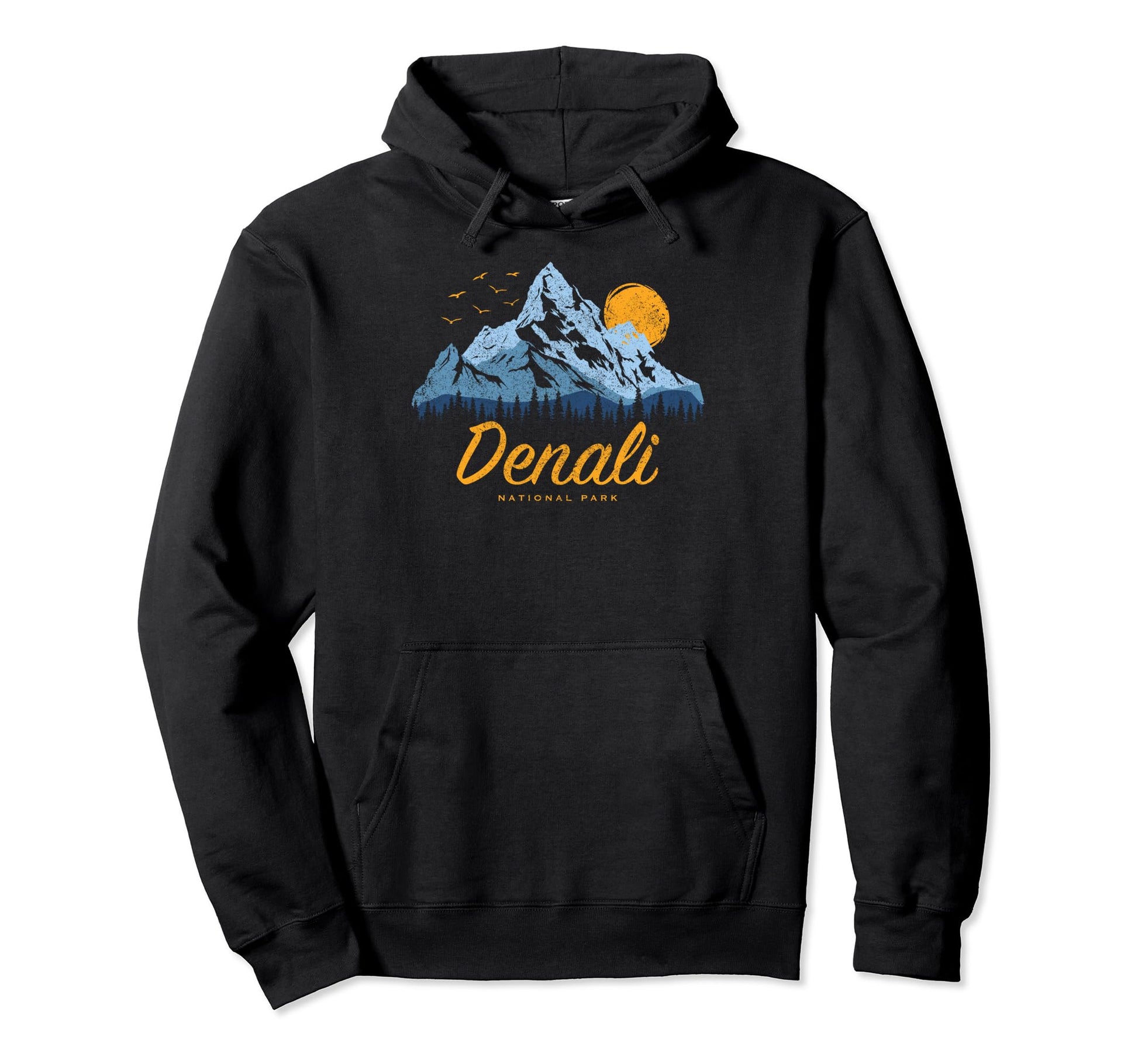 Denali National Park Us Denali Hoodie - Minimalist Print for Adults - T-Shirt, Sweatshirt, Hoodie
