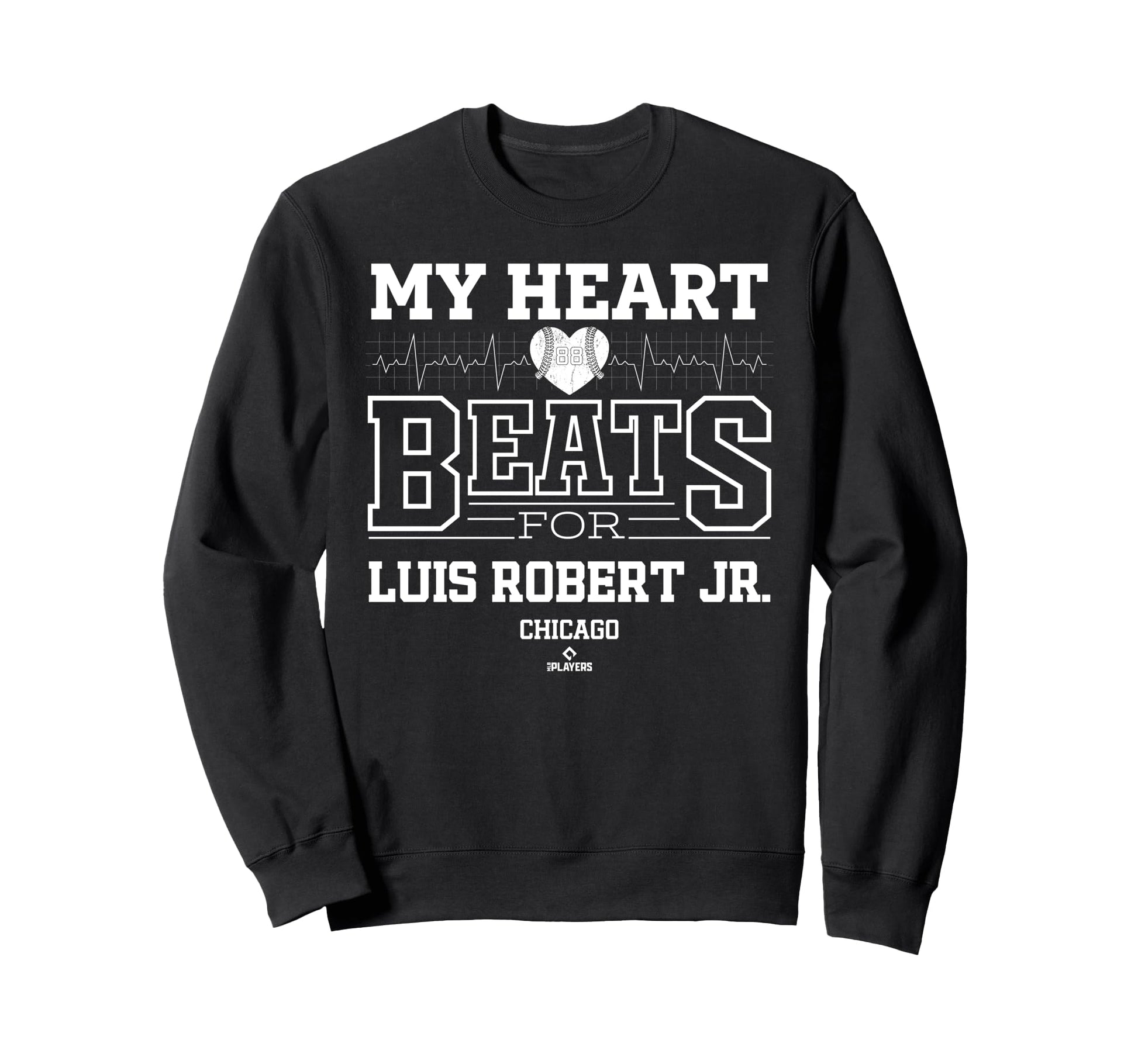 My Heart Beats Luis Robert Jr Sweatshirt - Aesthetic Graphic Men Women - T-Shirt, Sweatshirt, Hoodie