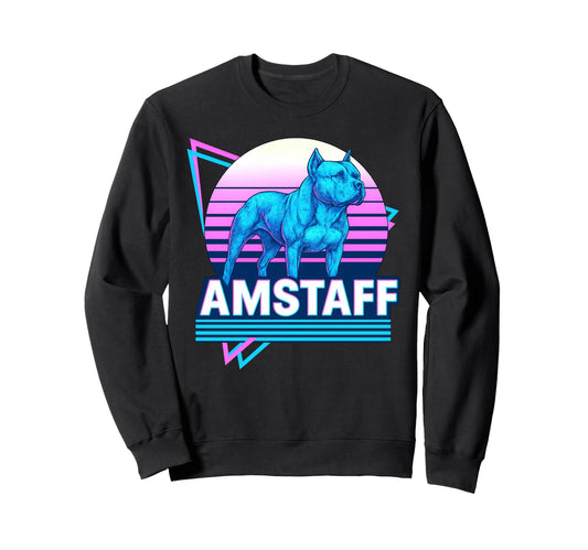 American Staffordshire Terrier Sweatshirt - Unique Graphic Unisex - T-Shirt, Sweatshirt, Hoodie